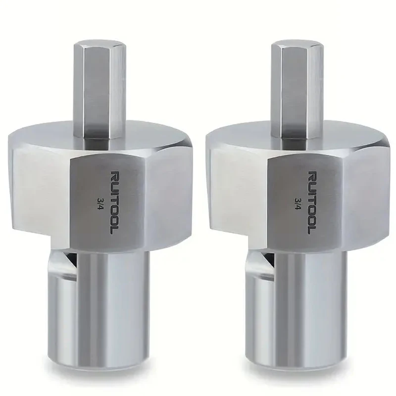 ENJOYWOOD Woodworking Chamfer Tool for 19mm/20mm Dog Holes Polished Finish T10 Alloy Blade Stainless Steel 9mm Hex Shank