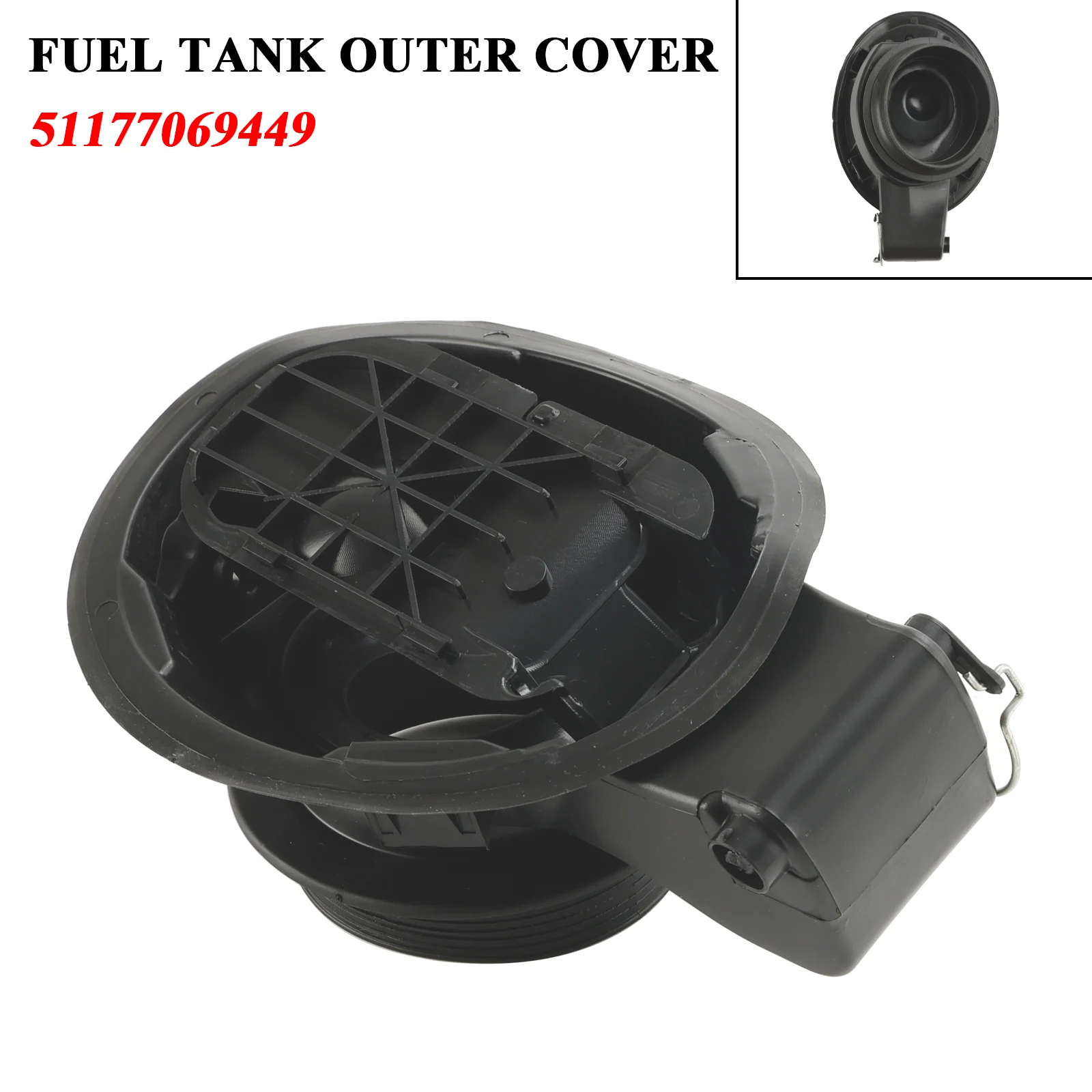 Artudatech Filler Pot Tank Flap Hinge Cover 51177069449 For BMW 1 Series E81 E87