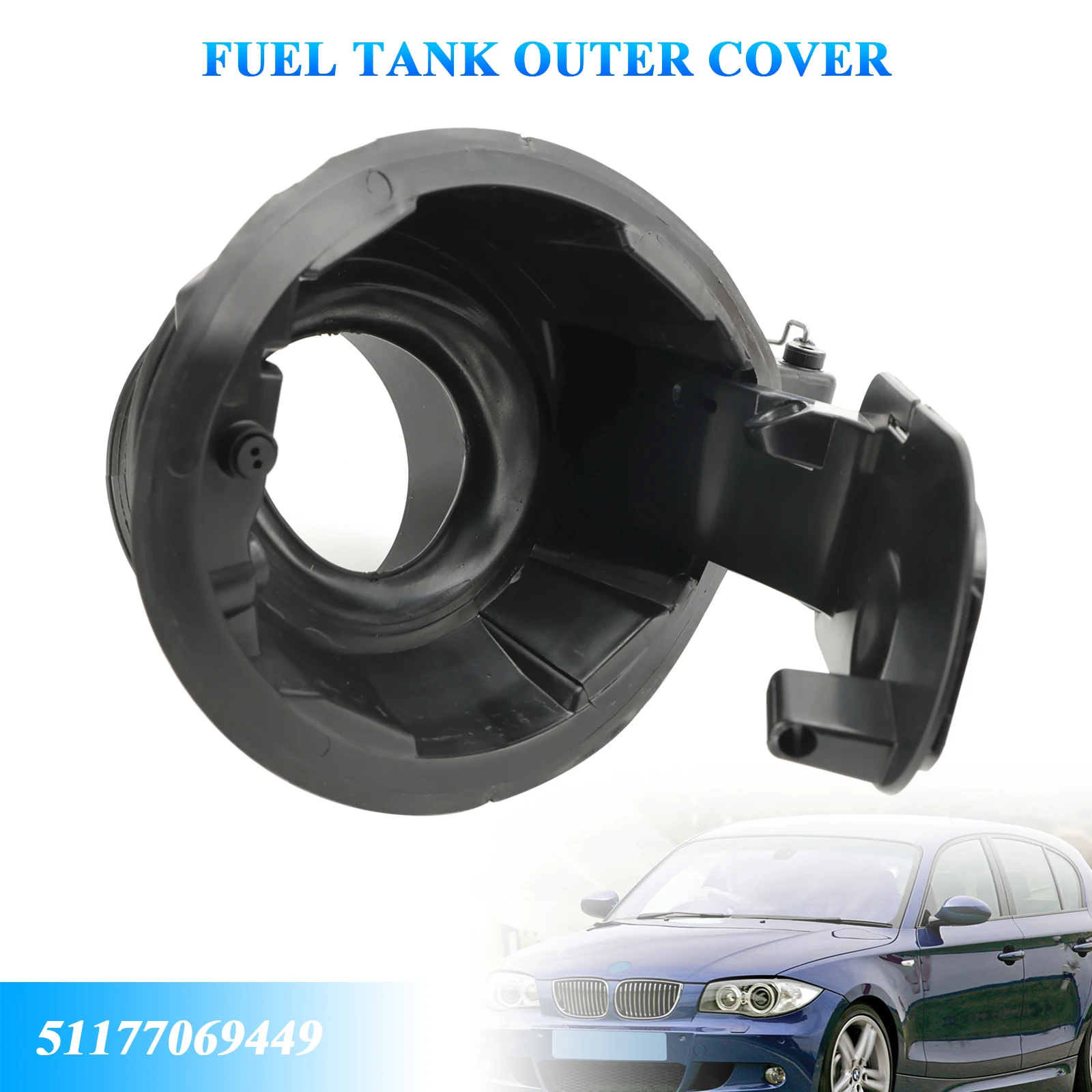 Artudatech Filler Pot Tank Flap Hinge Cover 51177069449 For BMW 1 Series E81 E87