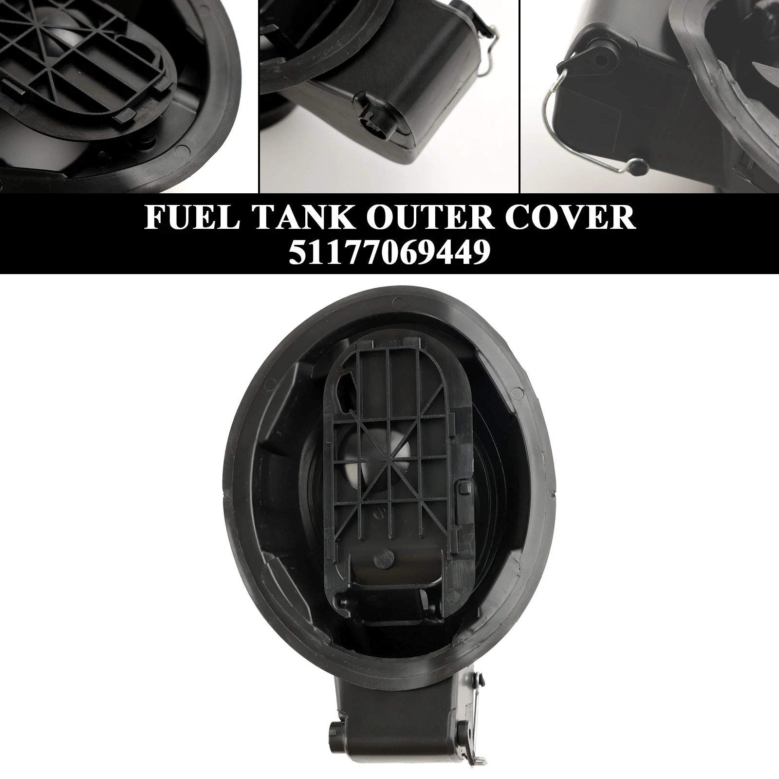 Artudatech Filler Pot Tank Flap Hinge Cover 51177069449 For BMW 1 Series E81 E87