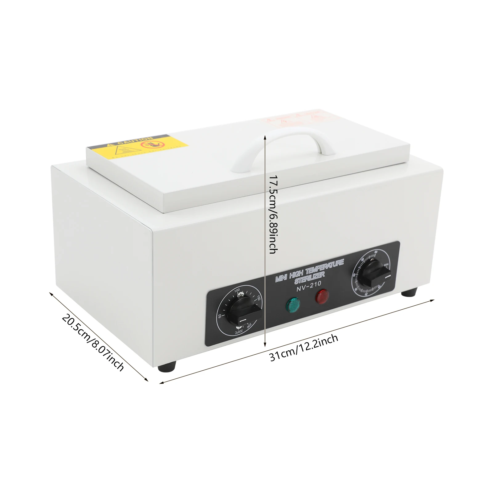 High Temperature Disinfection Box Electric High-Temperature Heating Sterilization Dental Treatment Beauty Salon Nail Tools