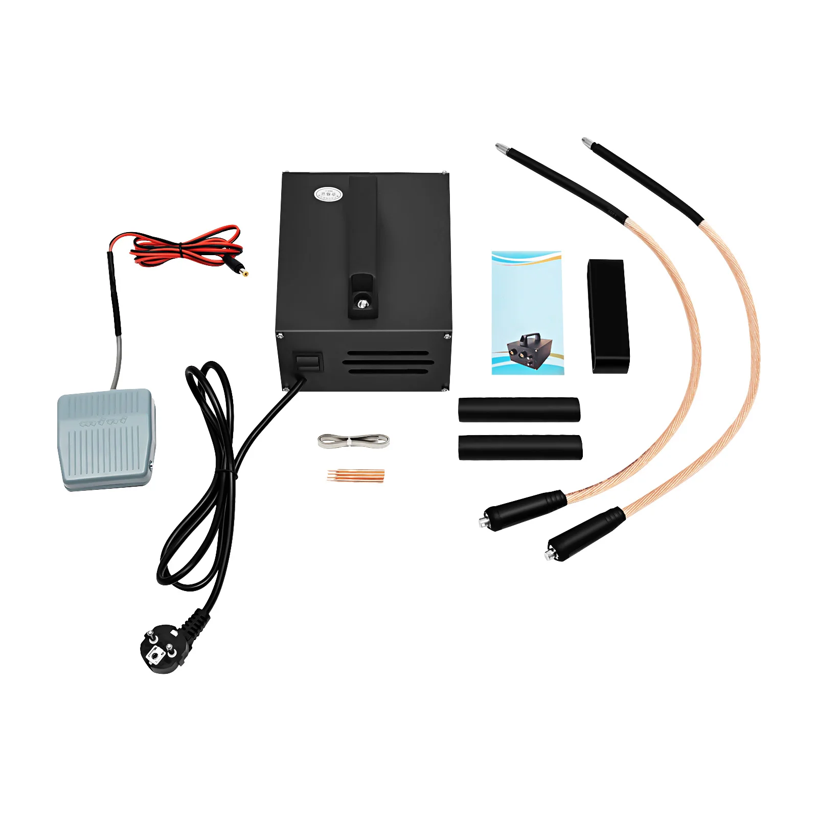 6700W Spot Welding Machine, 220V Battery Spot Welder Output 1600A, Adjustable Current and Time Welder W/2 Welding Pens