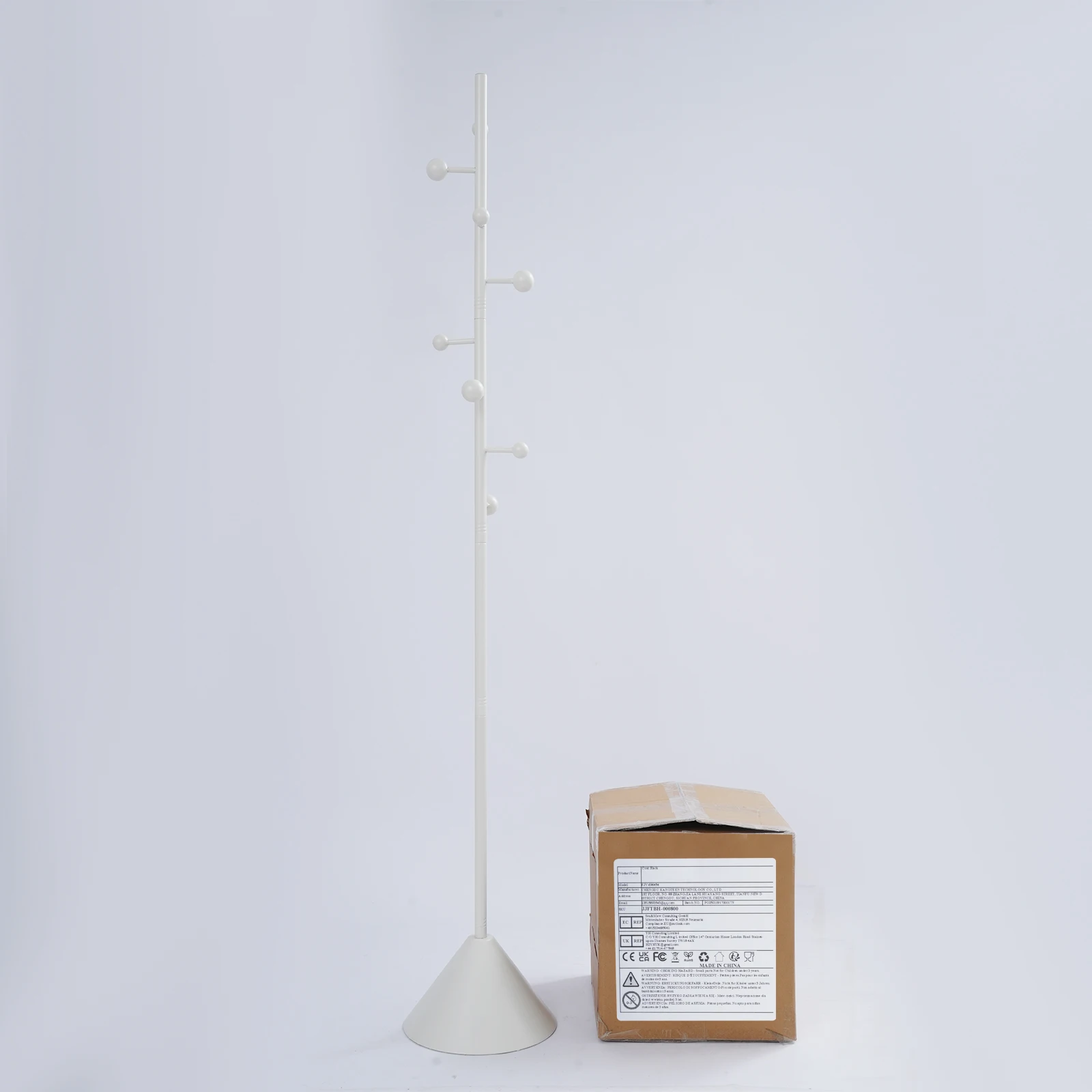 Coat Rack Freestanding Home Plain Freestanding Coat Hanger Rack Metal Clothes Rack Hall Tree Clothing Rack Gold/Black/White