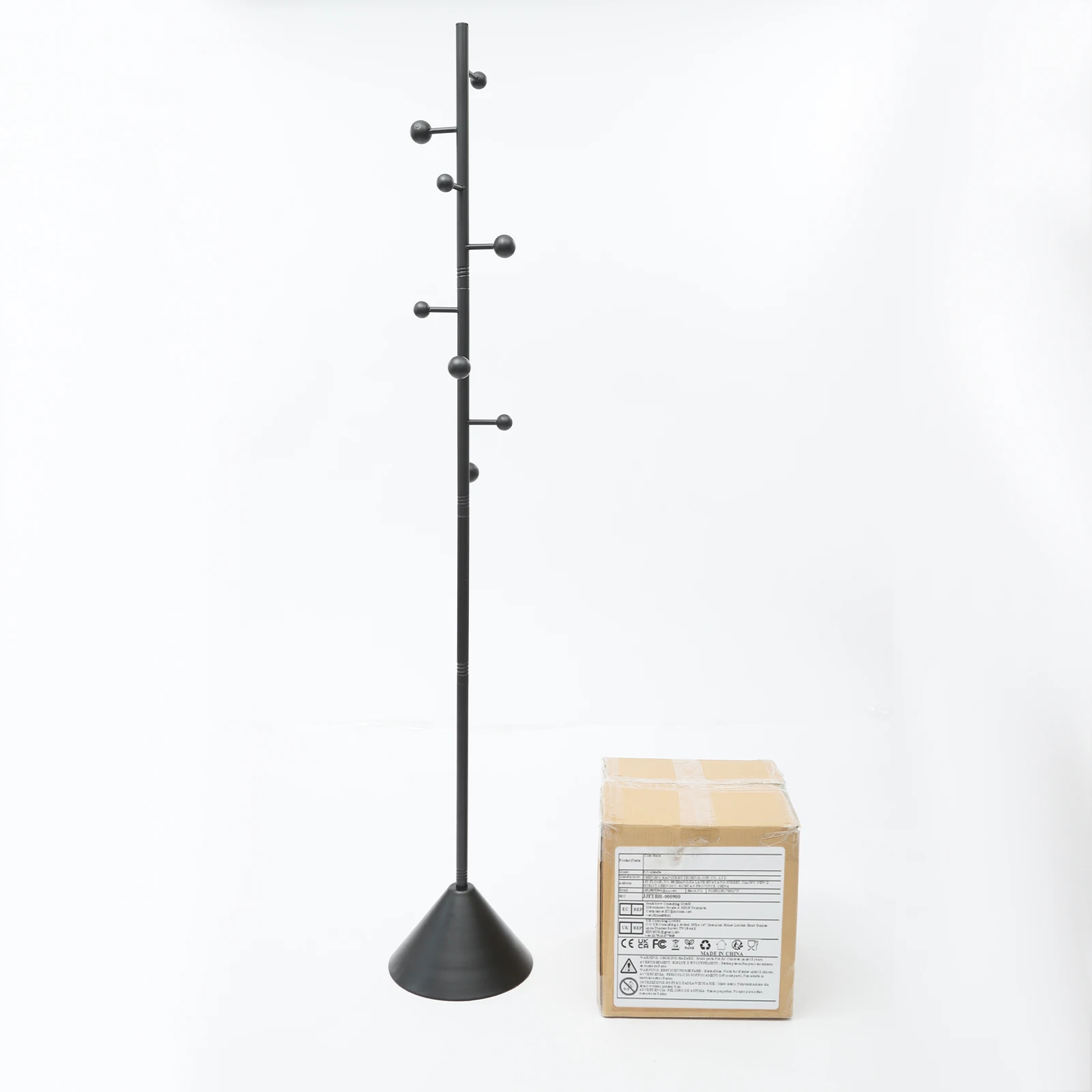 Coat Rack Freestanding Home Plain Freestanding Coat Hanger Rack Metal Clothes Rack Hall Tree Clothing Rack Gold/Black/White
