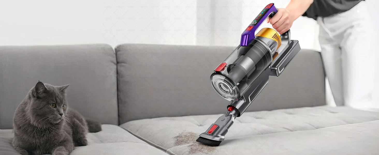 VAKERR S17 600W 65000Pa 65KP Suction Power Cordless Vacuum Cleaner Handheld Smart Home Appliance Removable Battery Dust Mug