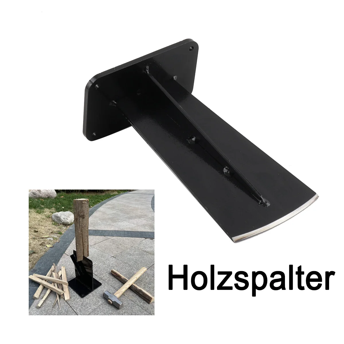 Manual Log Splitter Log Splitter For Home Firewood Kindling Splitter For Small Wood Stove And Fireplace Manual Log Splitter
