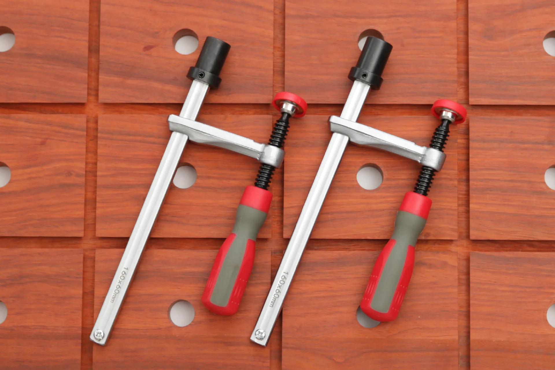 Allsome 2pcs Bench Dog Clamps, 3/4 Inch(19mm) 20mm Hold Fast Dog Hole Clamp for Woodworking, Hold Down Dog Clamp