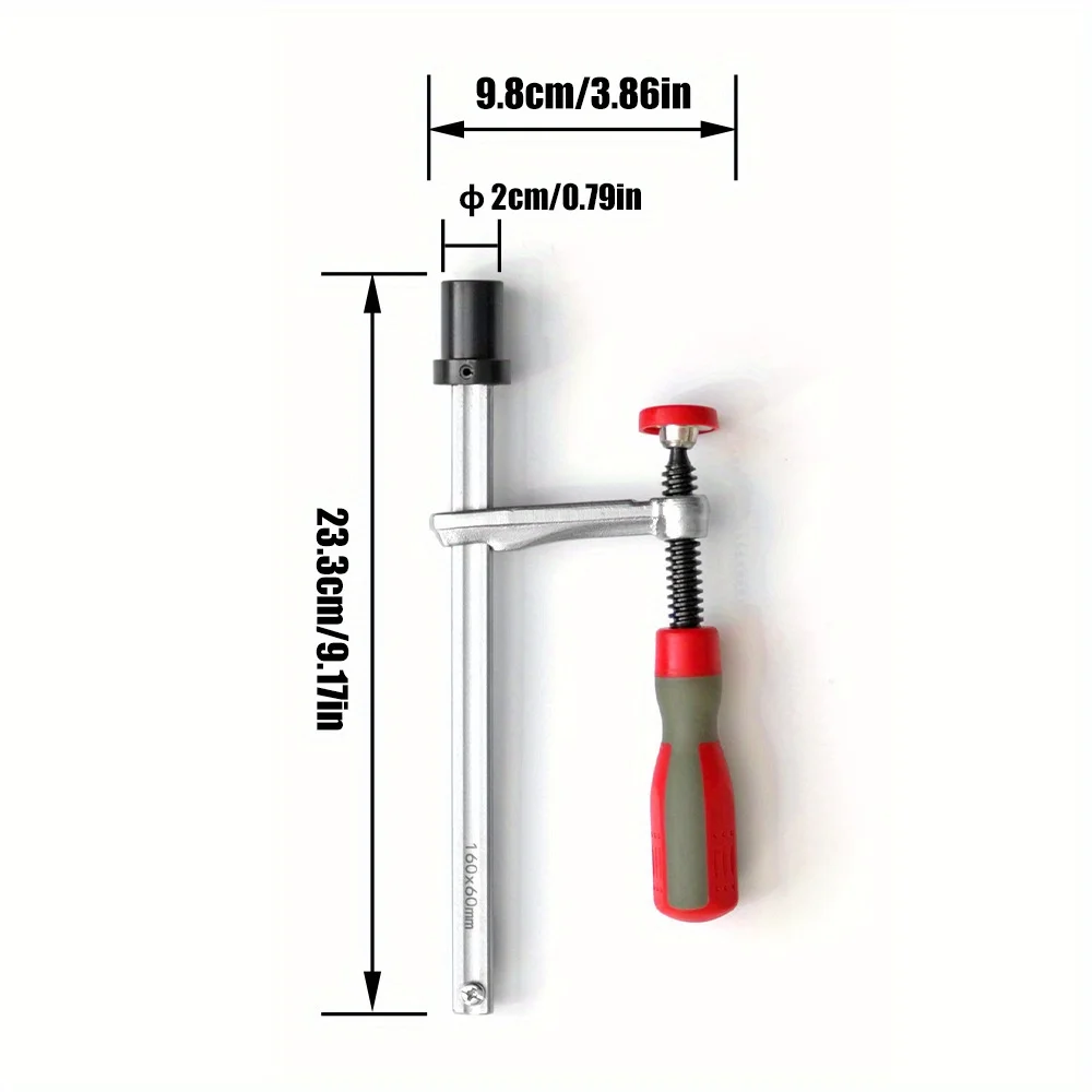 Allsome 2pcs Bench Dog Clamps, 3/4 Inch(19mm) 20mm Hold Fast Dog Hole Clamp for Woodworking, Hold Down Dog Clamp