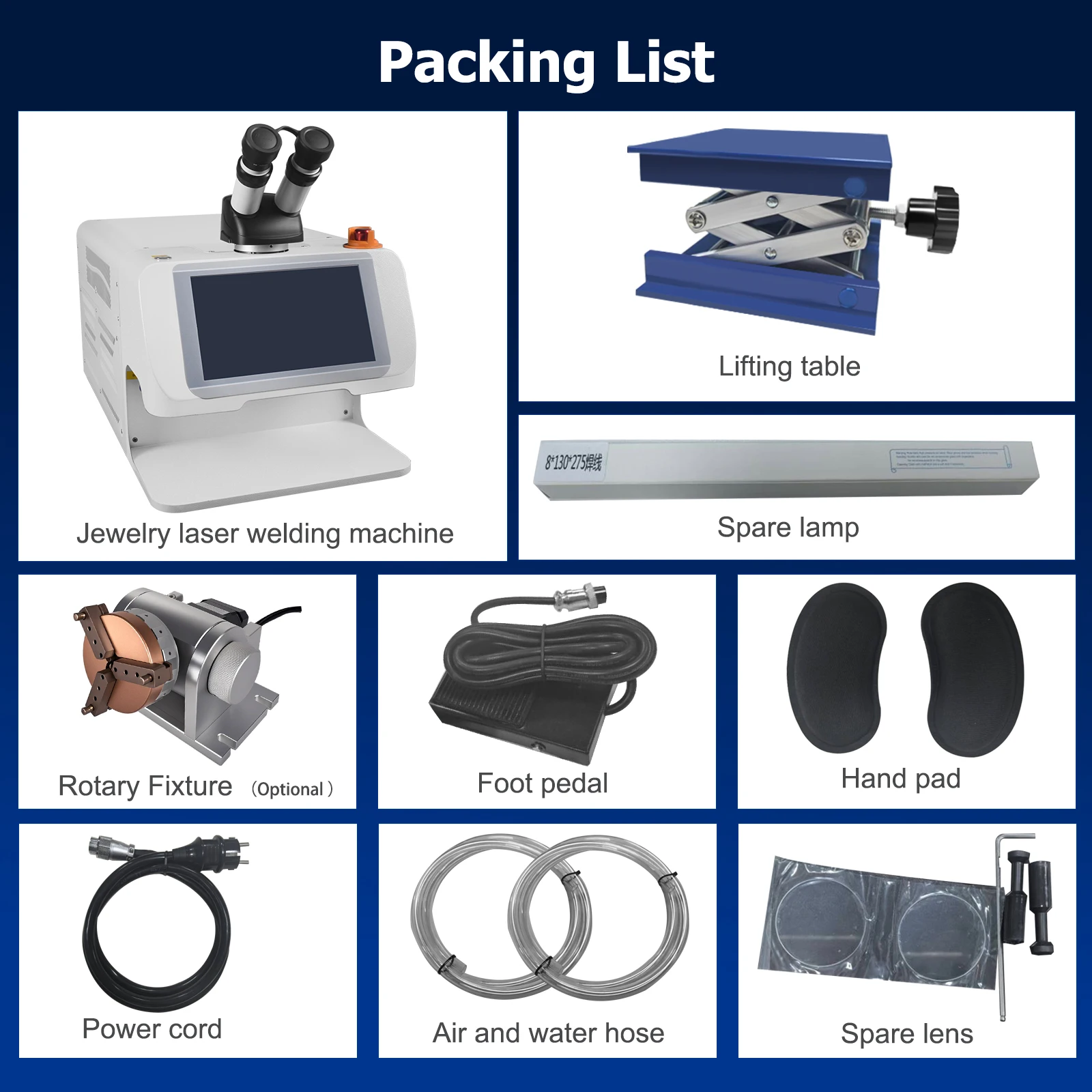 200W Water-cooled Laser Spot Welder Visual Operation High-precision Seamless Welding Suitable for Small Object Jewellery Welding