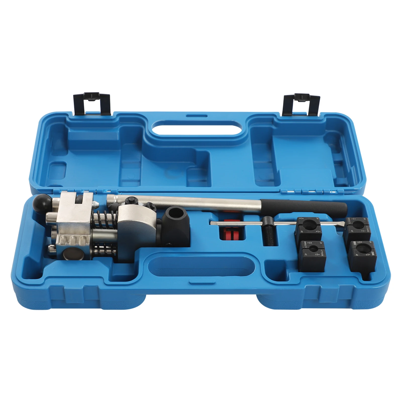 Brake Line Flaring Tool Kit with 4 Split Dies, Professional Brake Line and Tubing Flaring Tool
