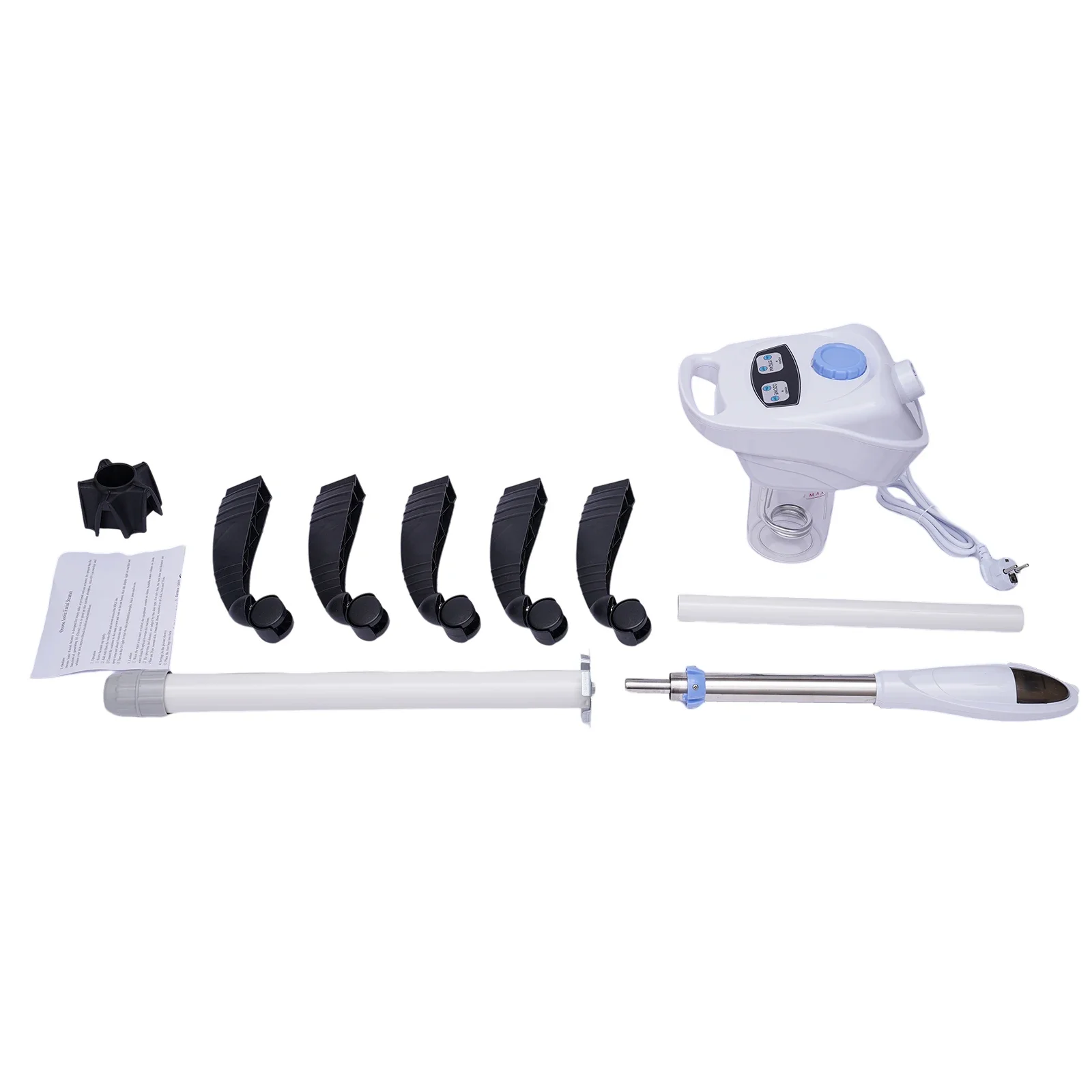 Facial Steamer on Wheels for Professional Skin Rejuvenation for Home, Spa, Clinic Ozone Face Humidifier Pore Opener
