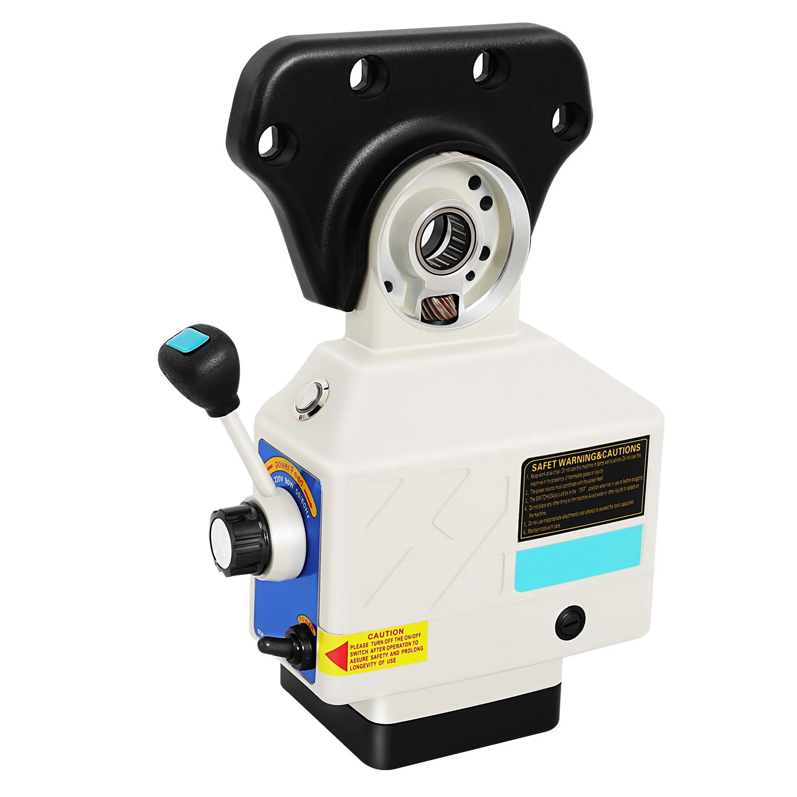 X-Axis Power Feed for Milling Machine| 220V 450in.lb Drive Feed Kit for Milling| Speed Adjustable, Portable and Easy to Install