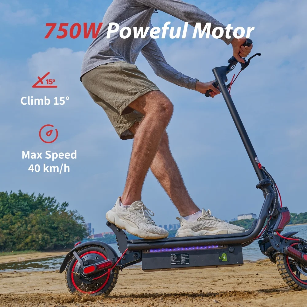 W8 Electric Scooter 9.3 inch 48V14Ah Dual Suspension 30-40km Range Electric Scooters Off Road Tires With APP E Scooters