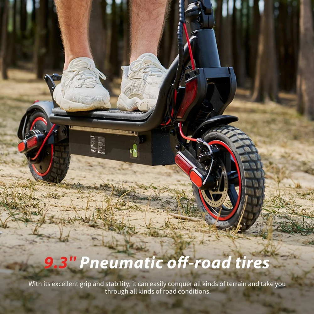 W8 Electric Scooter 9.3 inch 48V14Ah Dual Suspension 30-40km Range Electric Scooters Off Road Tires With APP E Scooters