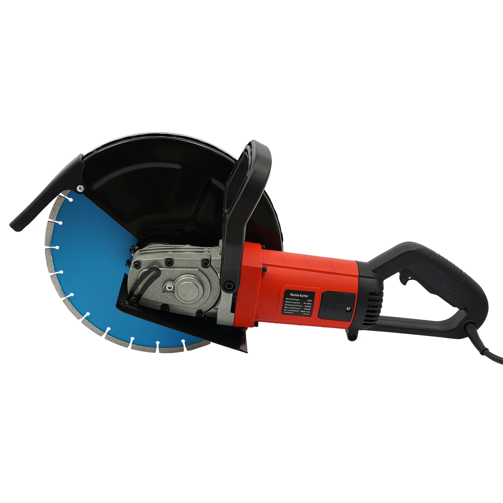Electric Wall Slotting Machine| 3500W Dust-free Concrete/Marble/Red Brick Cutter w/ 9.5ft Cord| Circular Saw Cutting Tool