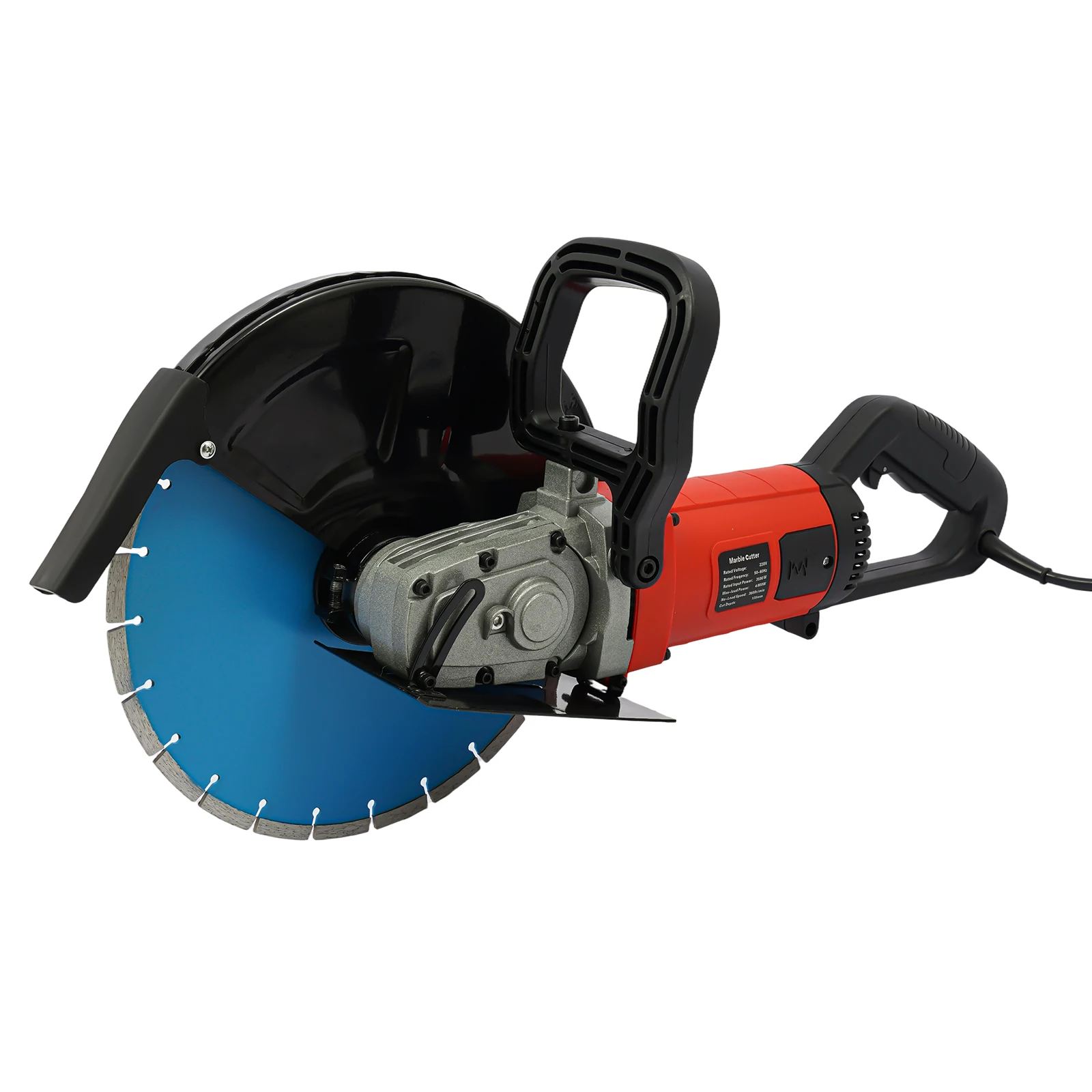 Electric Wall Slotting Machine| 3500W Dust-free Concrete/Marble/Red Brick Cutter w/ 9.5ft Cord| Circular Saw Cutting Tool
