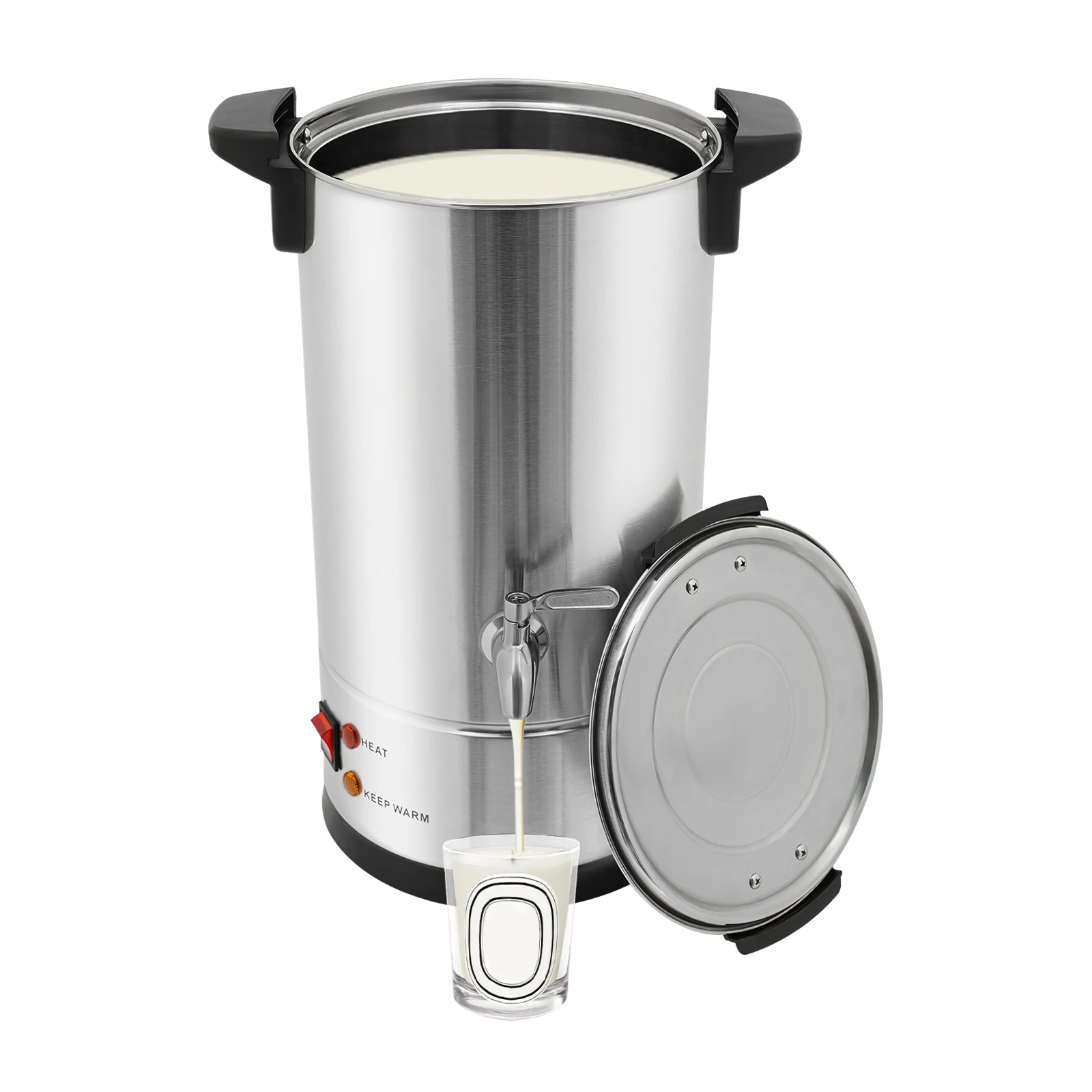 10L Wax Melter,1800W Electric Wax Melting Oven Stainless Steel Candle Wax Melter, Large Capacity DIY Candle Making Kit, 30-110°C