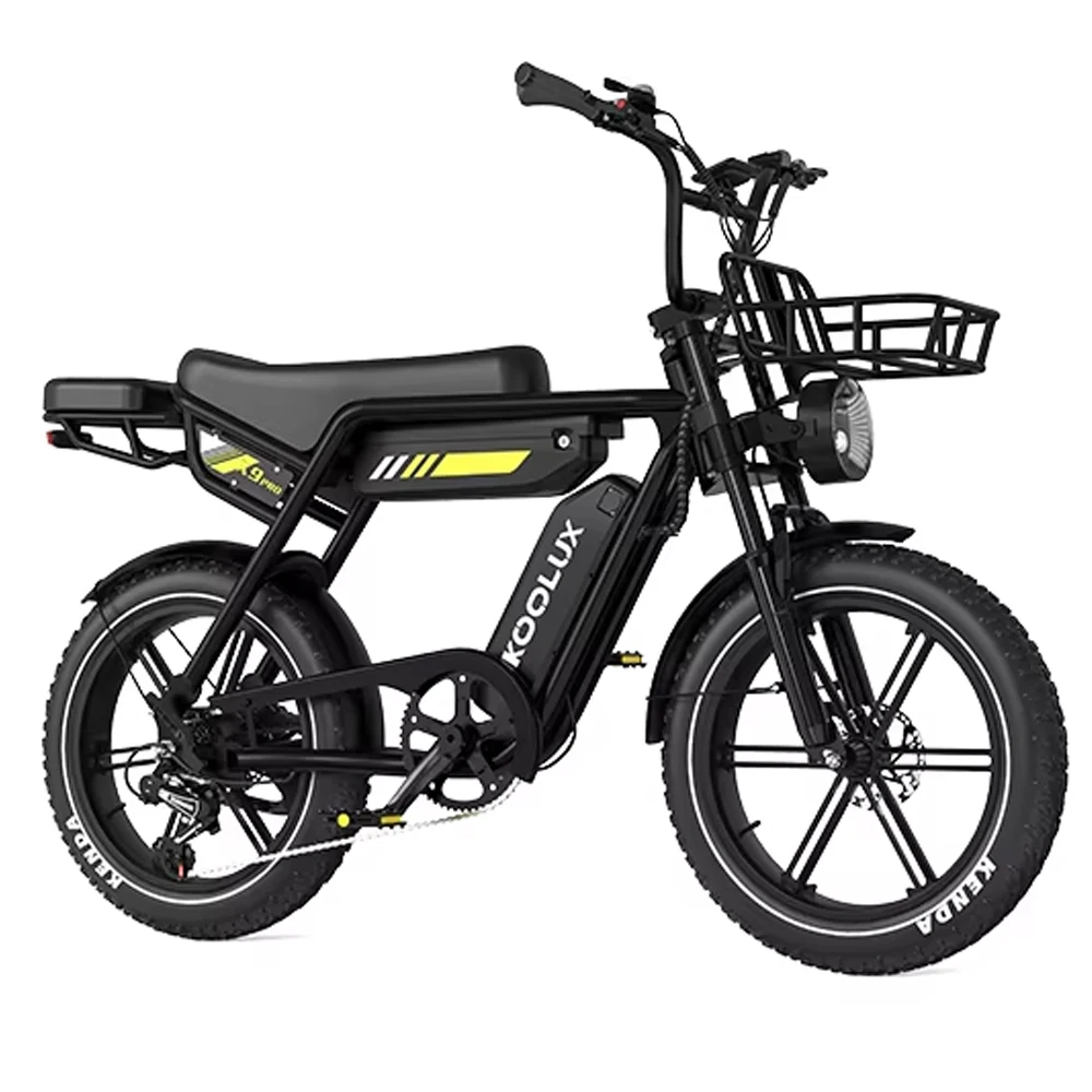 KOOLUX X9 Pro Adult Electric Bicycle Men's E-City ebike City 750W 48V 31.2Ah Battery 20" Fat Tire Electric Bike