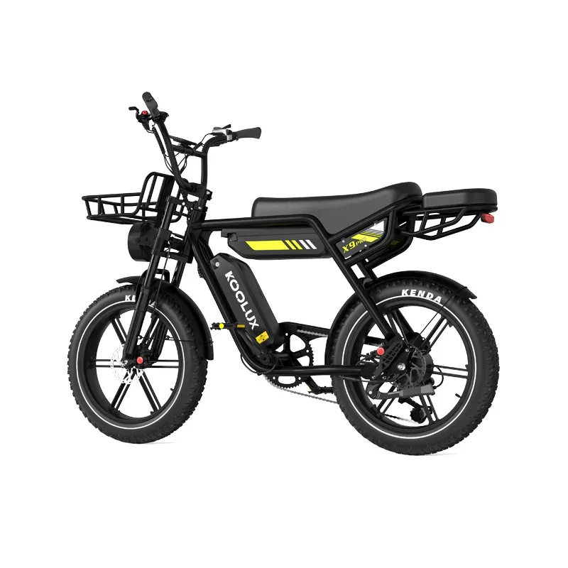 KOOLUX X9 Pro Adult Electric Bicycle Men's E-City ebike City 750W 48V 31.2Ah Battery 20" Fat Tire Electric Bike