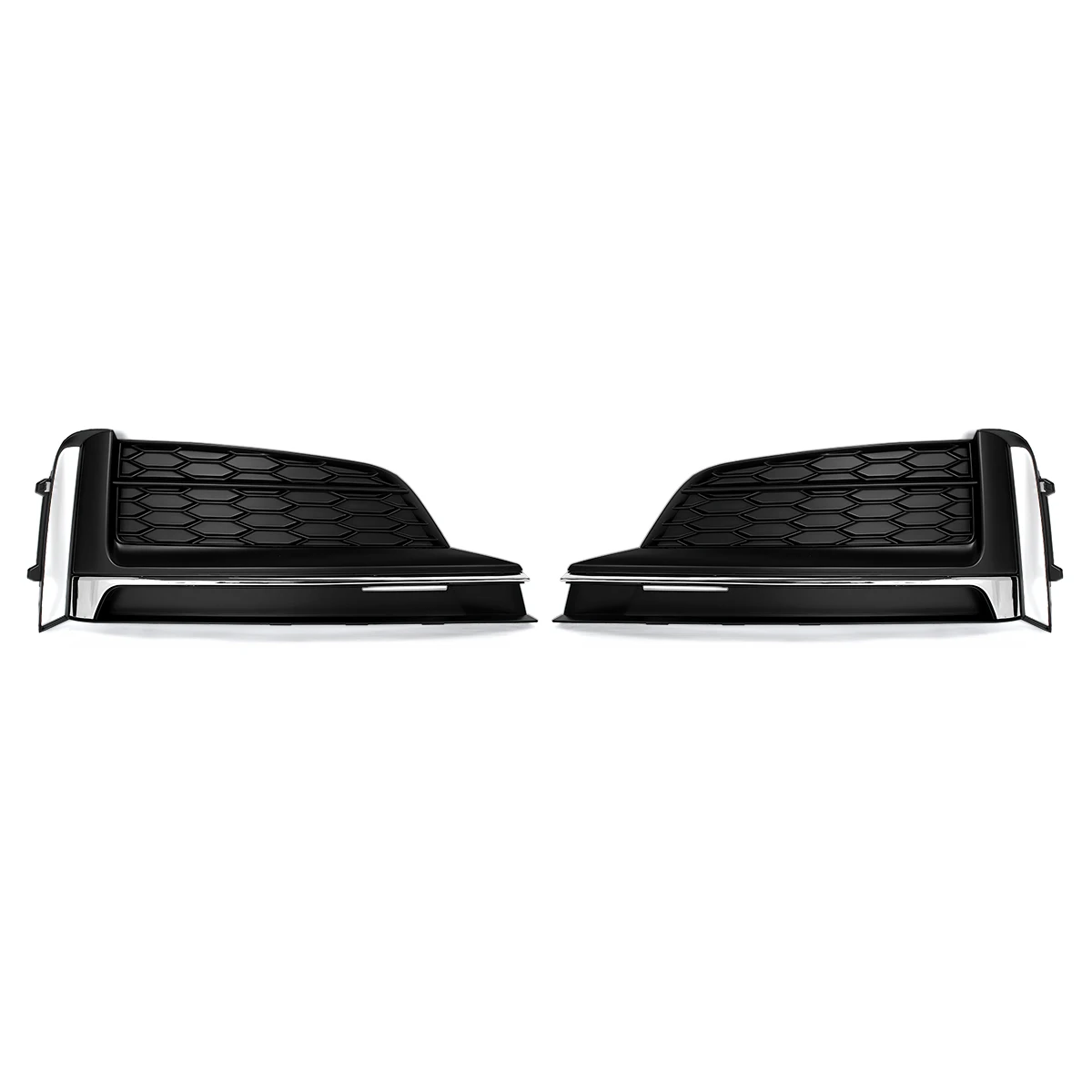 8W6807681F 8W6807682F Front Bumper Fog Light Lamp Grille Grill Cover for Audi Audi A5 S5 2018 2019 Lower Bumper Grill Magickit