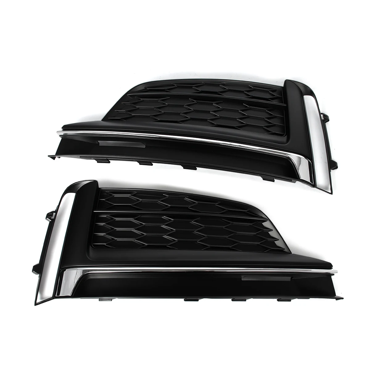 8W6807681F 8W6807682F Front Bumper Fog Light Lamp Grille Grill Cover for Audi Audi A5 S5 2018 2019 Lower Bumper Grill Magickit