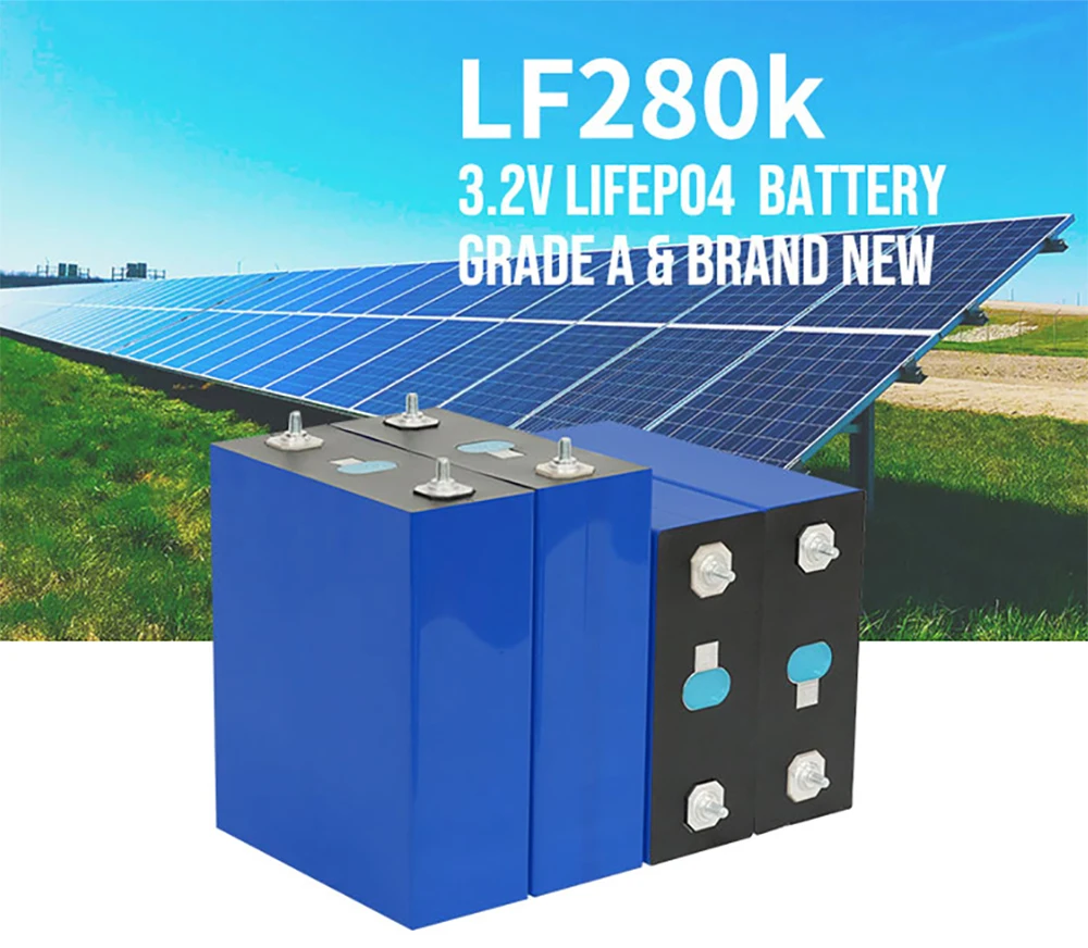 Tewaycell EU STOCK 3.2V 280Ah Lifepo4 Rechargeable Battery 280K 12V 24V 48V Grade A Lithium Iron Phospha DIY Solar EU NO TAX