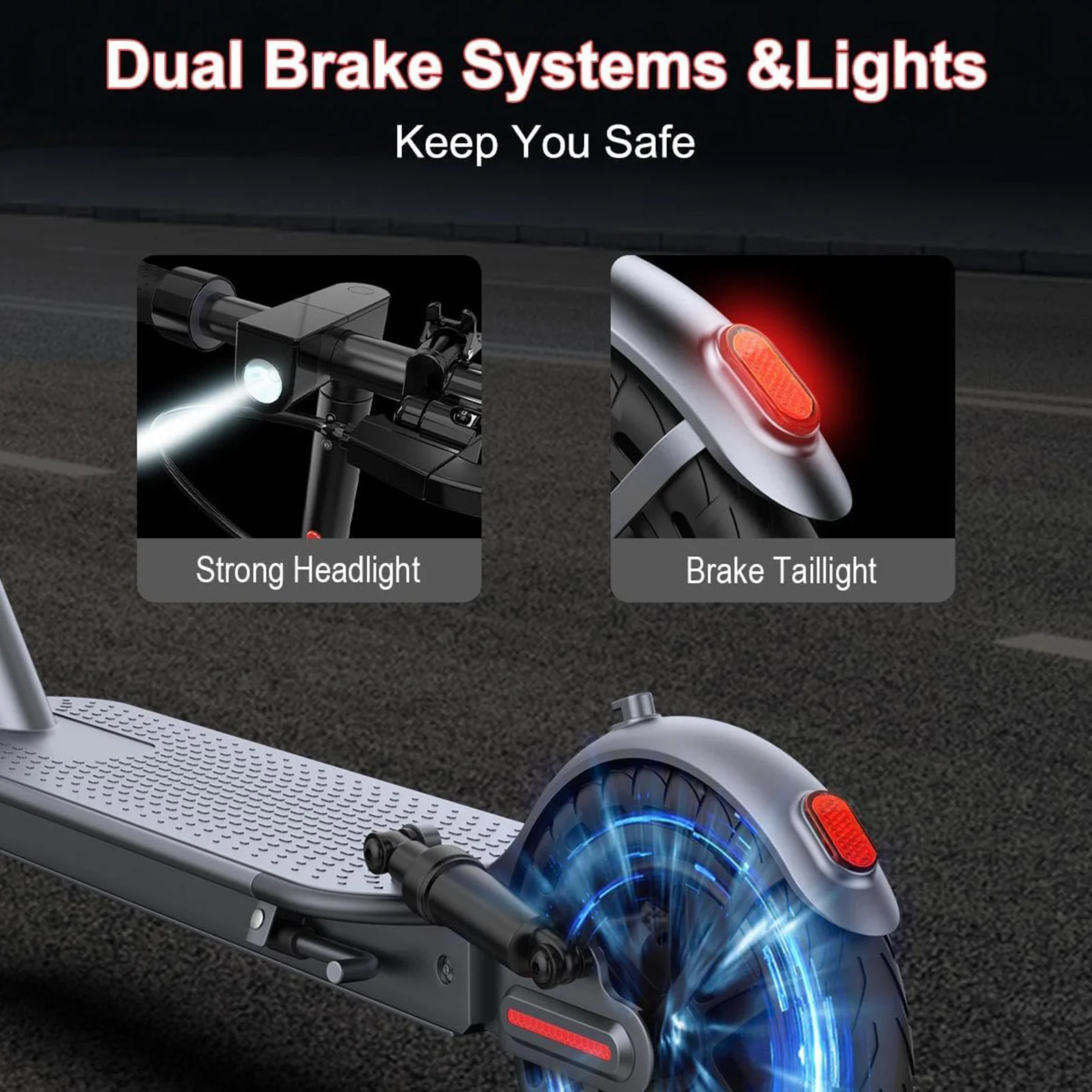 JUICEASE AP07/TX01 Electric Scooter 5-25KM Range 8.5Inch Escooter Peak Power Fast Drive APP Scooter Electric Dual Brake System