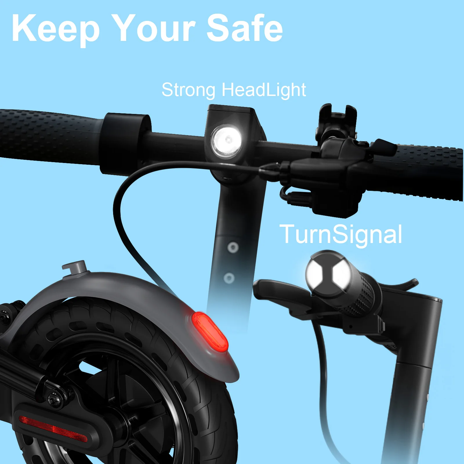 JUICEASE AP07/TX01 Electric Scooter 5-25KM Range 8.5Inch Escooter Peak Power Fast Drive APP Scooter Electric Dual Brake System