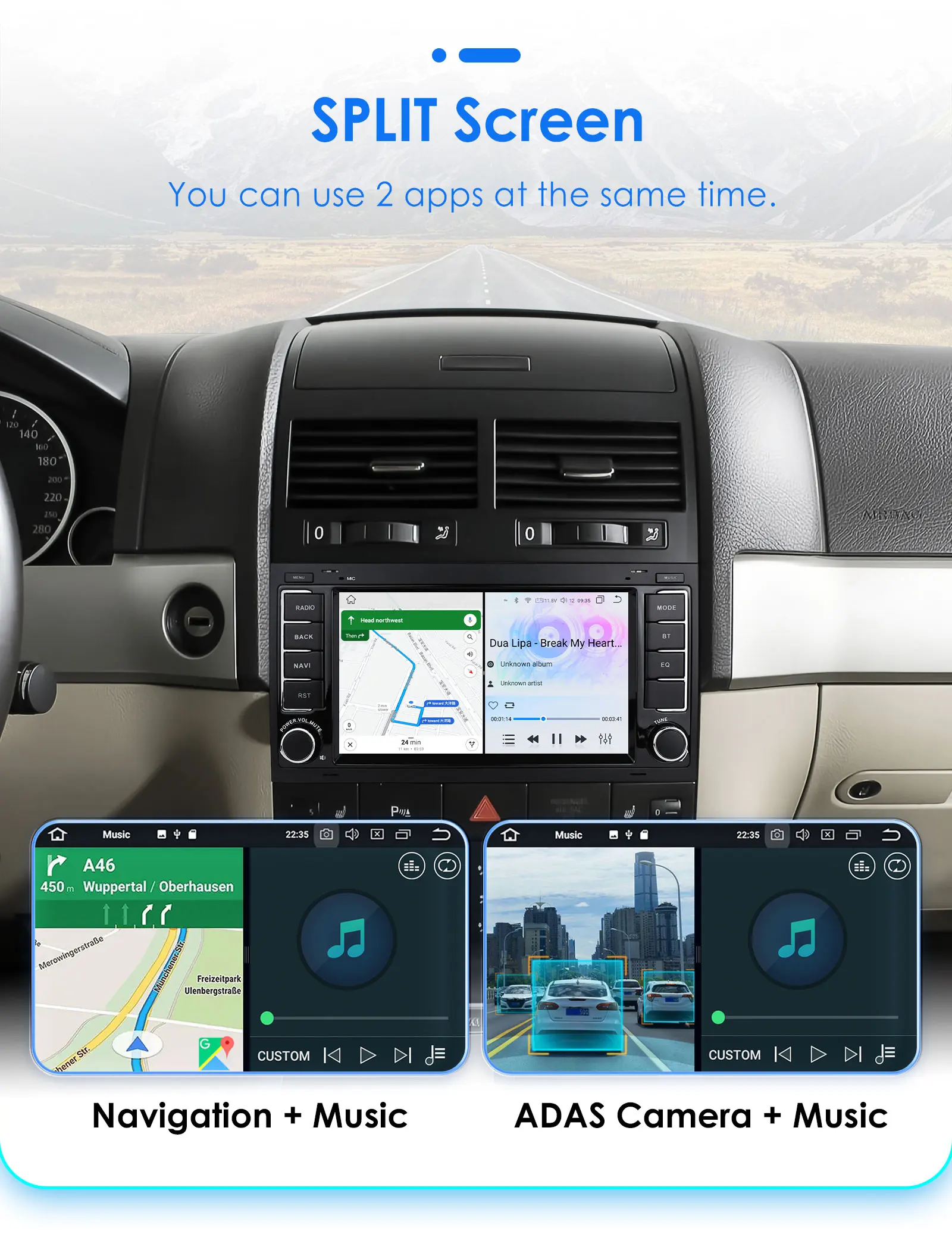 CarPlay Android Auto Radio For Volkswagen Touareg 2004-2011 Multivan Transporter T5 Car Multimedia Player GPS 4G-LET autoradio