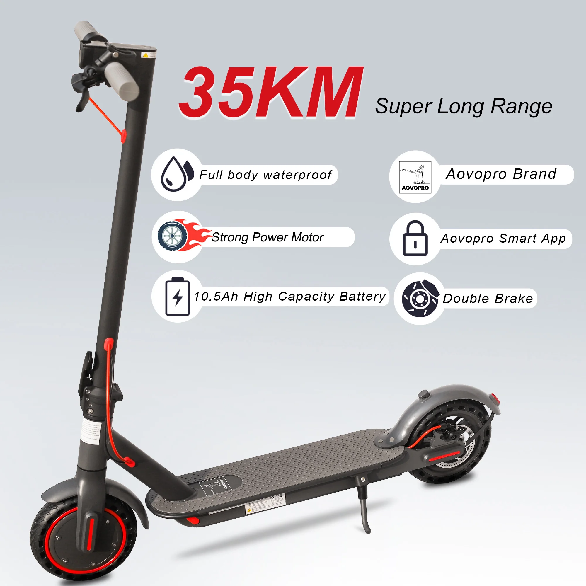 JUICEASE 7.8-10.5AH Electric Scooter 15-35KM Long Range Foldable Electric Kick Scooter 8.5 Inch APP Smart Escooter for Adults
