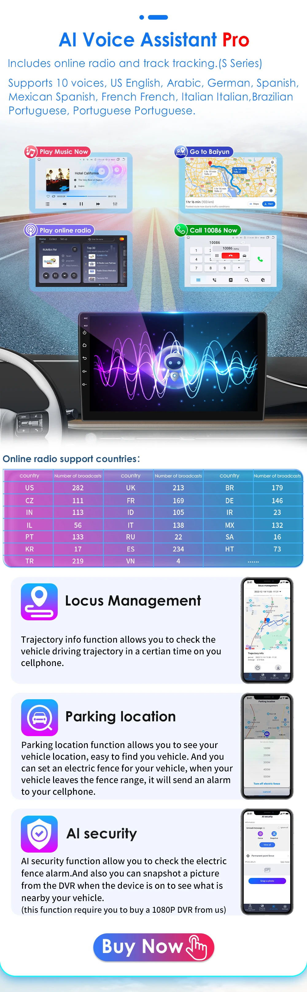 Hizpo 2Din 9inch Android13 Car Radio for Smart Fortwo 451 2005 - 2010 UI7862 Multimedia GPS Navi DSP RDS 4G BT CarPlay SWC
