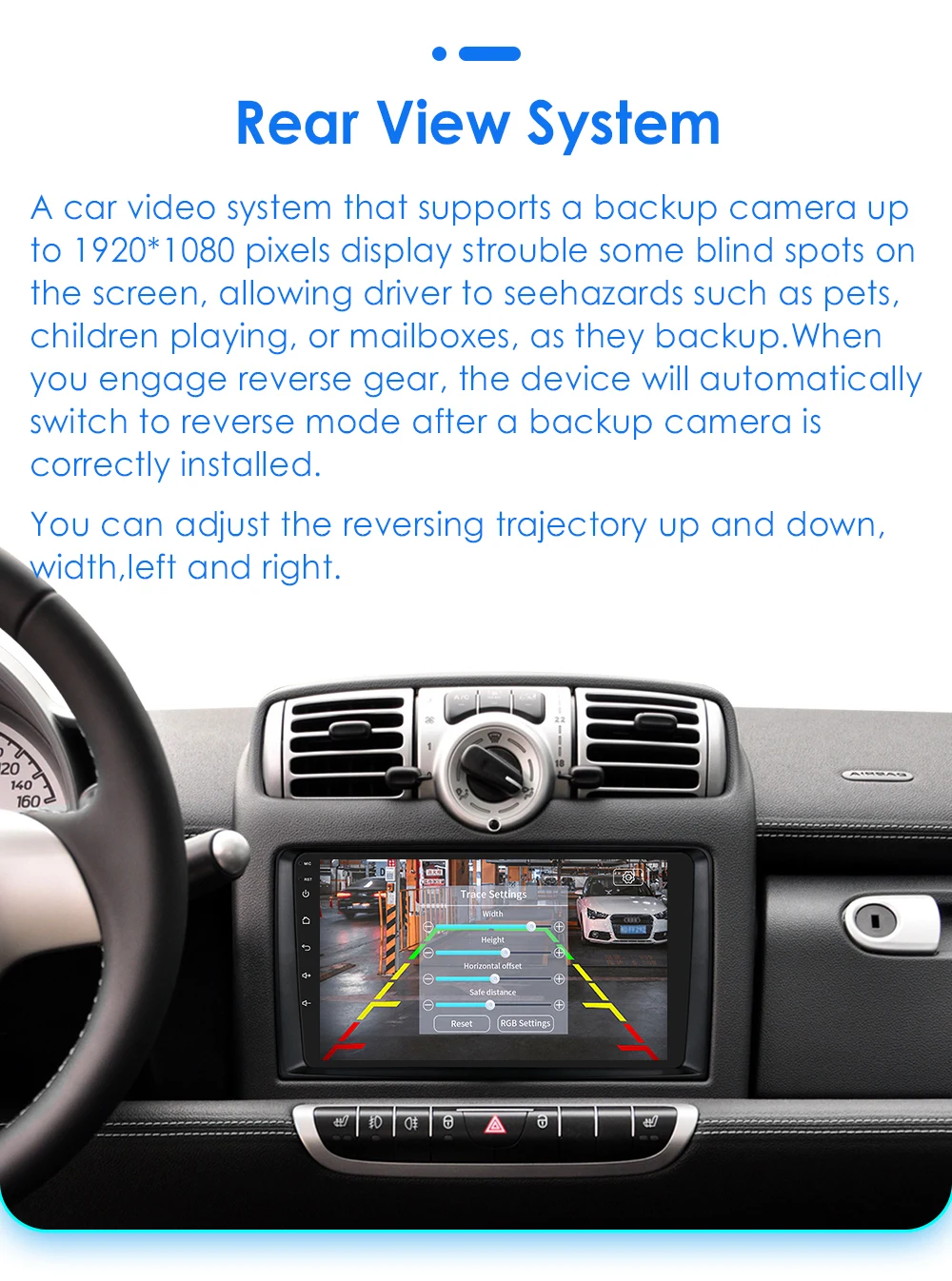 Hizpo 2Din 9inch Android13 Car Radio for Smart Fortwo 451 2005 - 2010 UI7862 Multimedia GPS Navi DSP RDS 4G BT CarPlay SWC