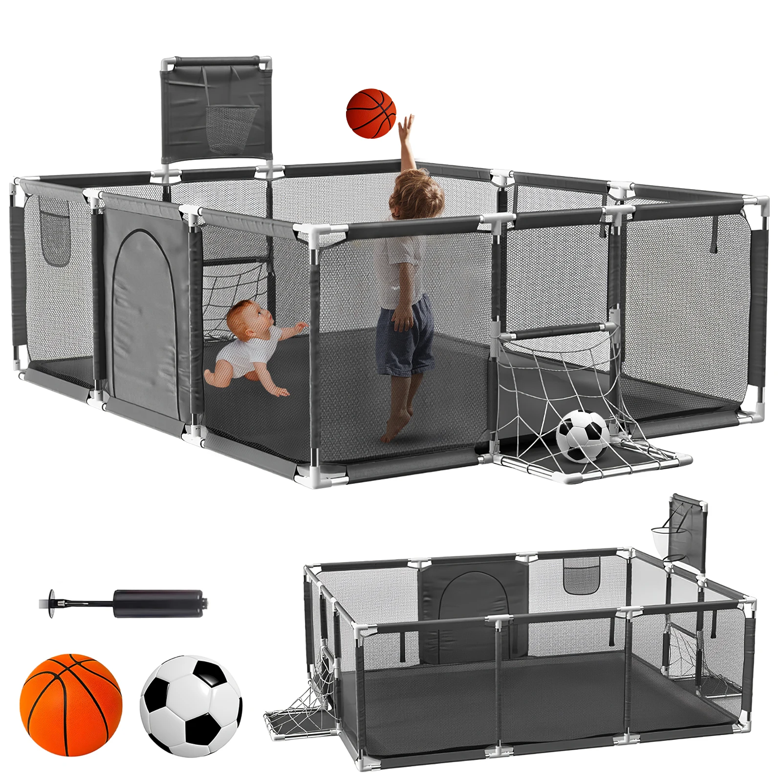Baby Playpen for Children New Arrival Baby Playground for 6 Months~6 Years Old Kids Ball Pit Playpen Indoor Baby Safety Fence