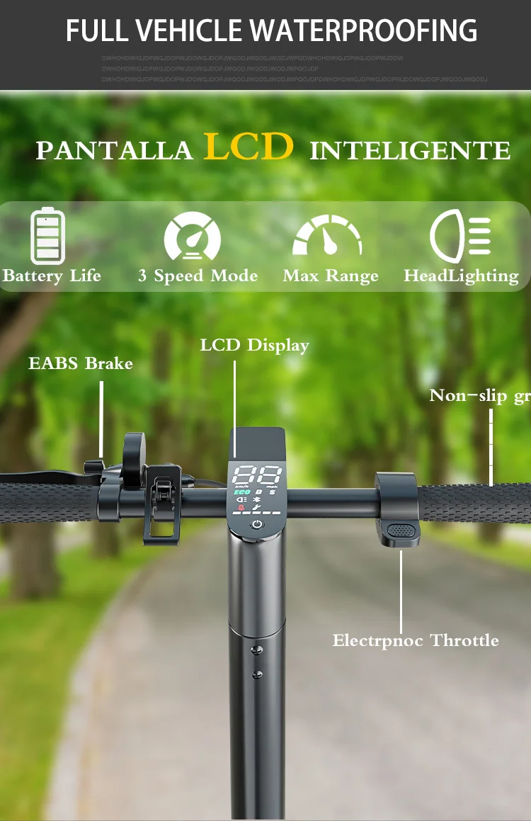 T1/T1 Pro Electric Scooter for Adults, 36V 10.4Ah Battery, 8/10-inch Tubeless Tires, Urban, Portable, Foldable Design