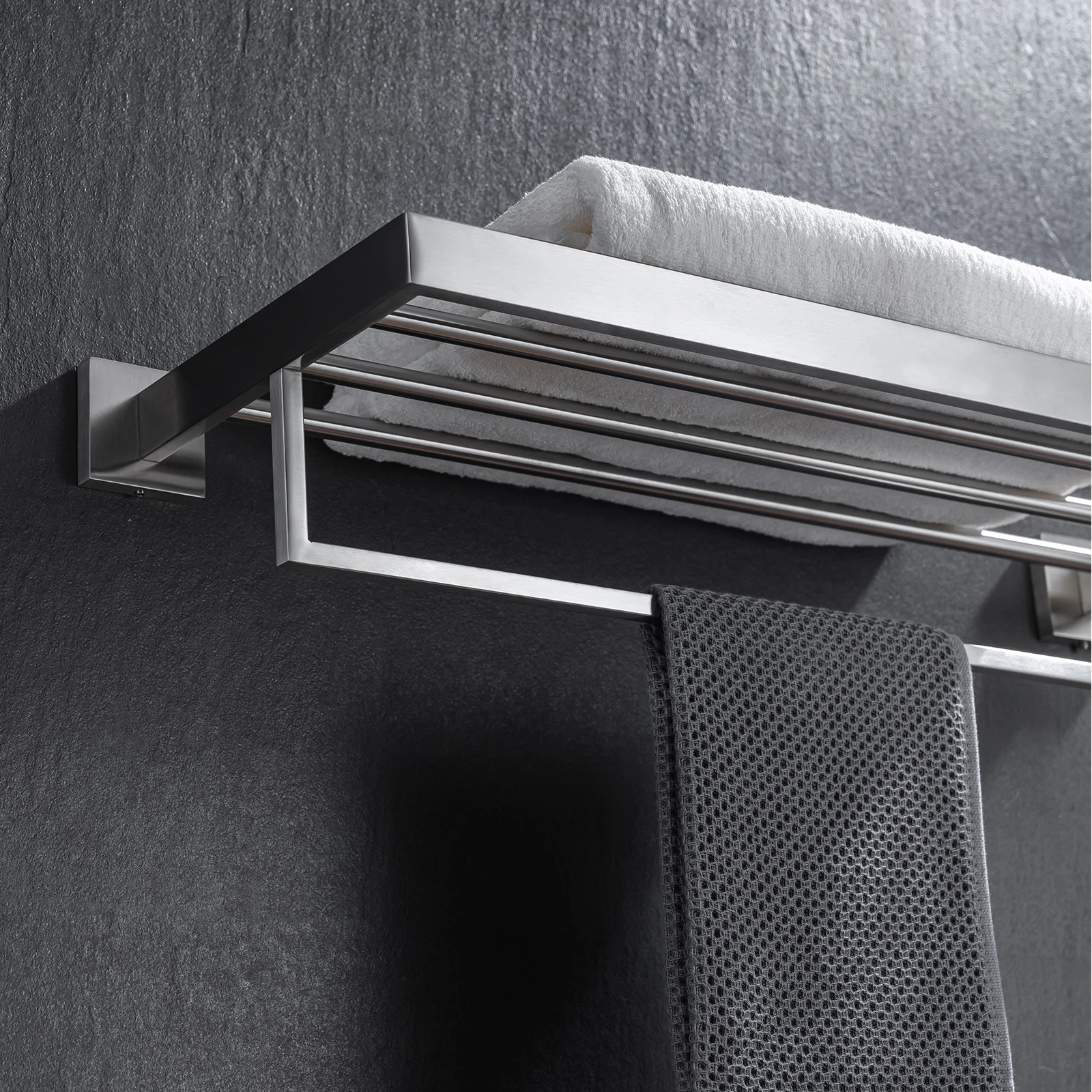 SUS 304 Stainless Steel Bathroom Accessories Wall Monted Toilet Showerroom Towel Rack Bathroom Set