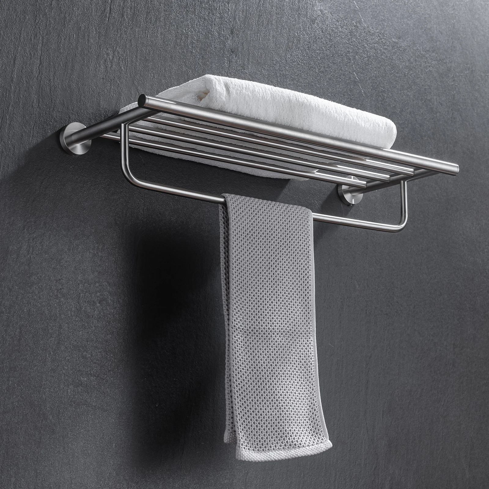 SUS 304 Stainless Steel Bathroom Accessories Wall Monted Toilet Showerroom Towel Rack Bathroom Set