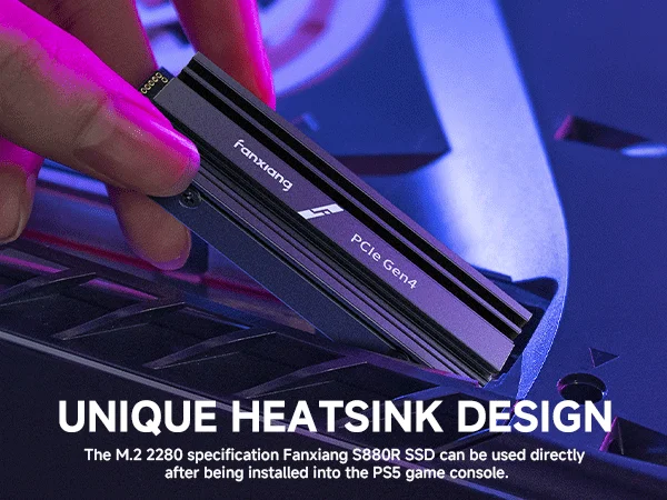 Fanxiang M.2 SSD 1TB 2TB 4TB 7300MB/s M.2 NVMe PCIe4.0x4 SSD Internal Solid State Drive For PS5 PC EU US Local Delivery S880R