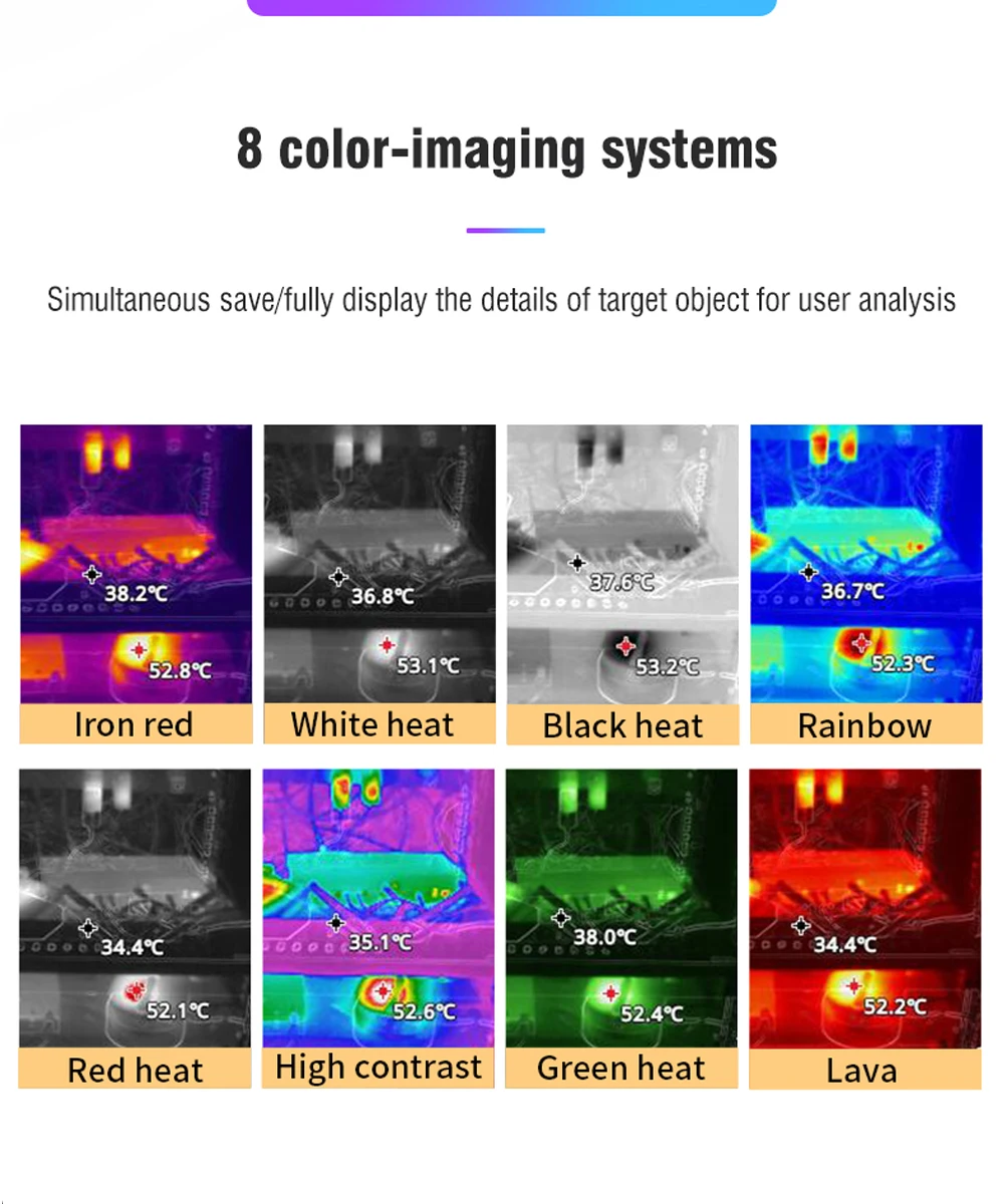NOYAFA 120x90 Infrared Thermal Imager NF-525 Professional Thermal Imaging Camera Pipeline Heating Leak Automotive Inspect