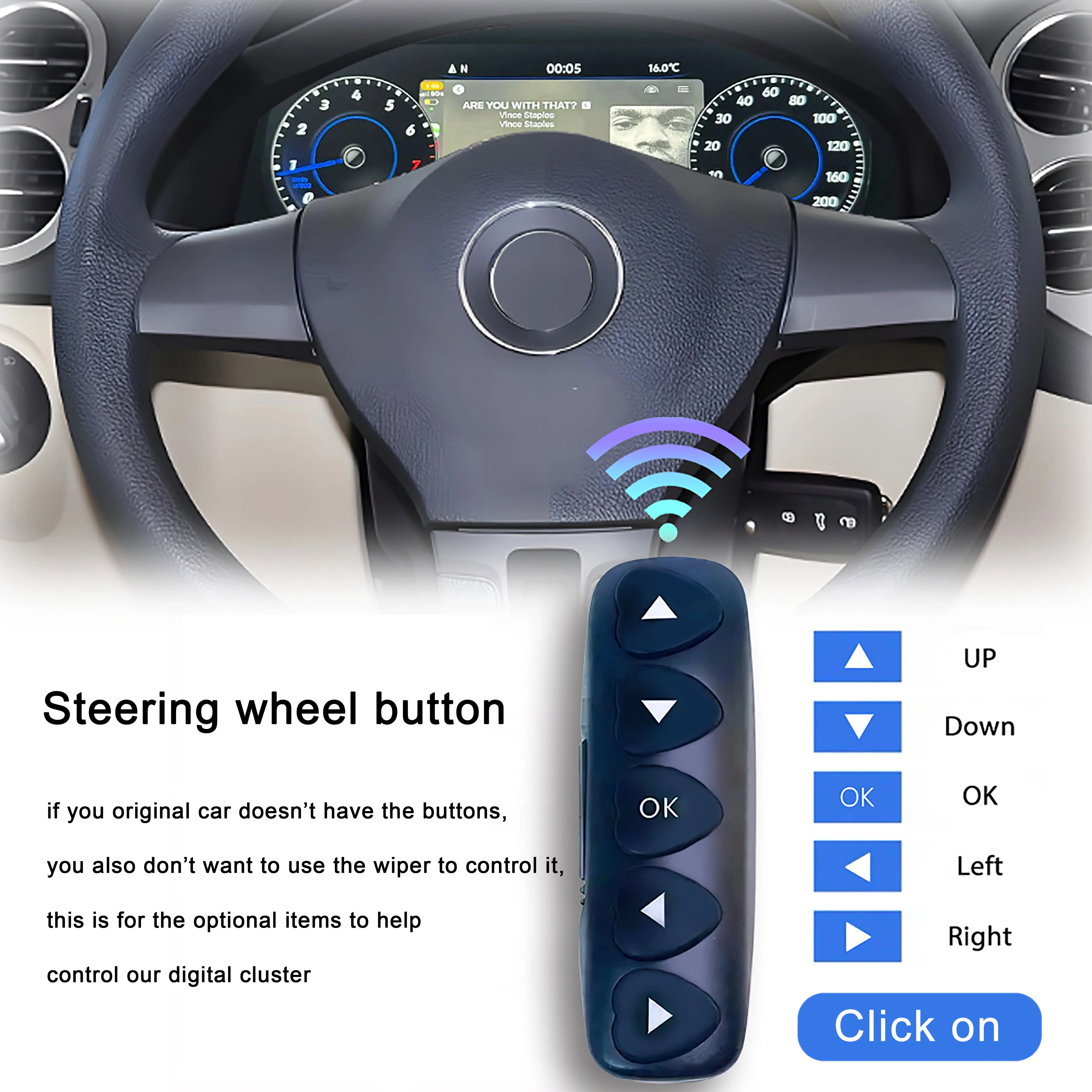 LCD Digital Cluster For Seat leon 2013-2018 Years Support HDMI Carplay Radio Dashboard instrument panel Speedometer