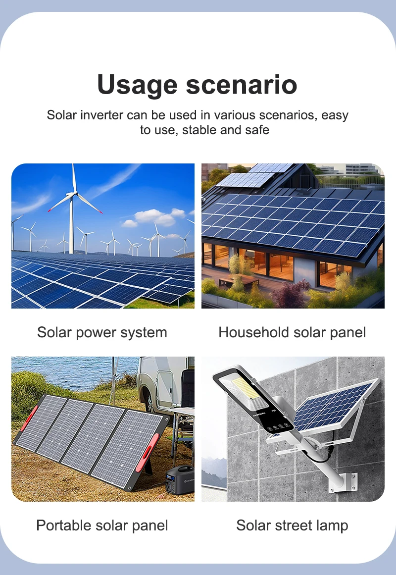 11KW Hybrid Solar Inverter 48V 2KW 12V MPPT Pure Sine Wave Photovoltaic Inverter 230VAC 60A 160A Solar Charger PV 160V 500VDC