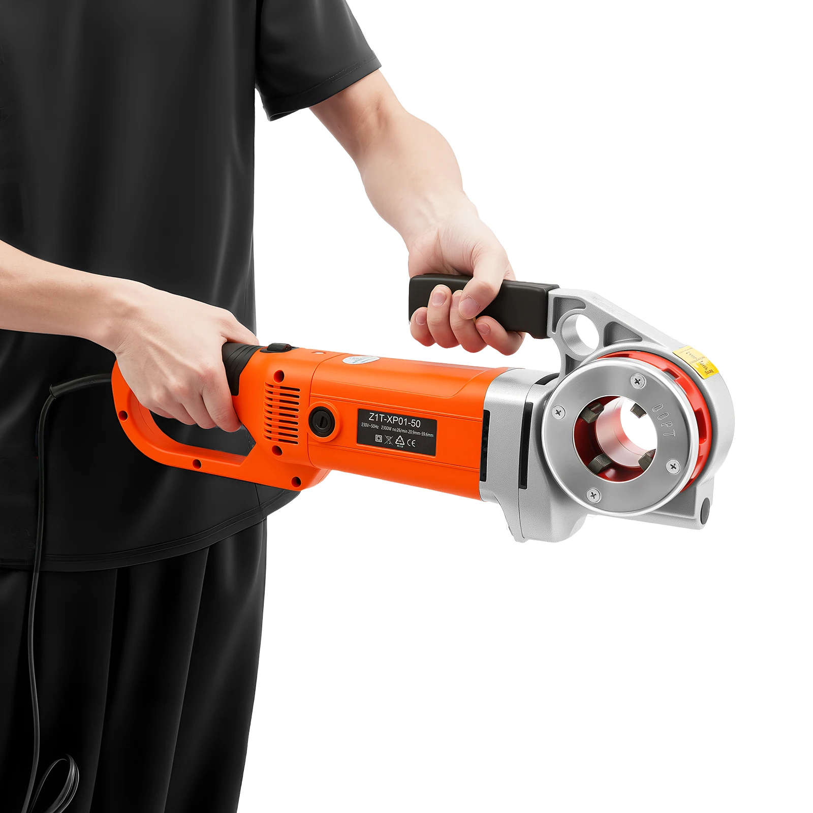 Pipe Threader 2300W Pure Copper Motor 6 Threading Dies Threading Tool Pipe Threading Machine Powerful for Pipe Processing Tasks