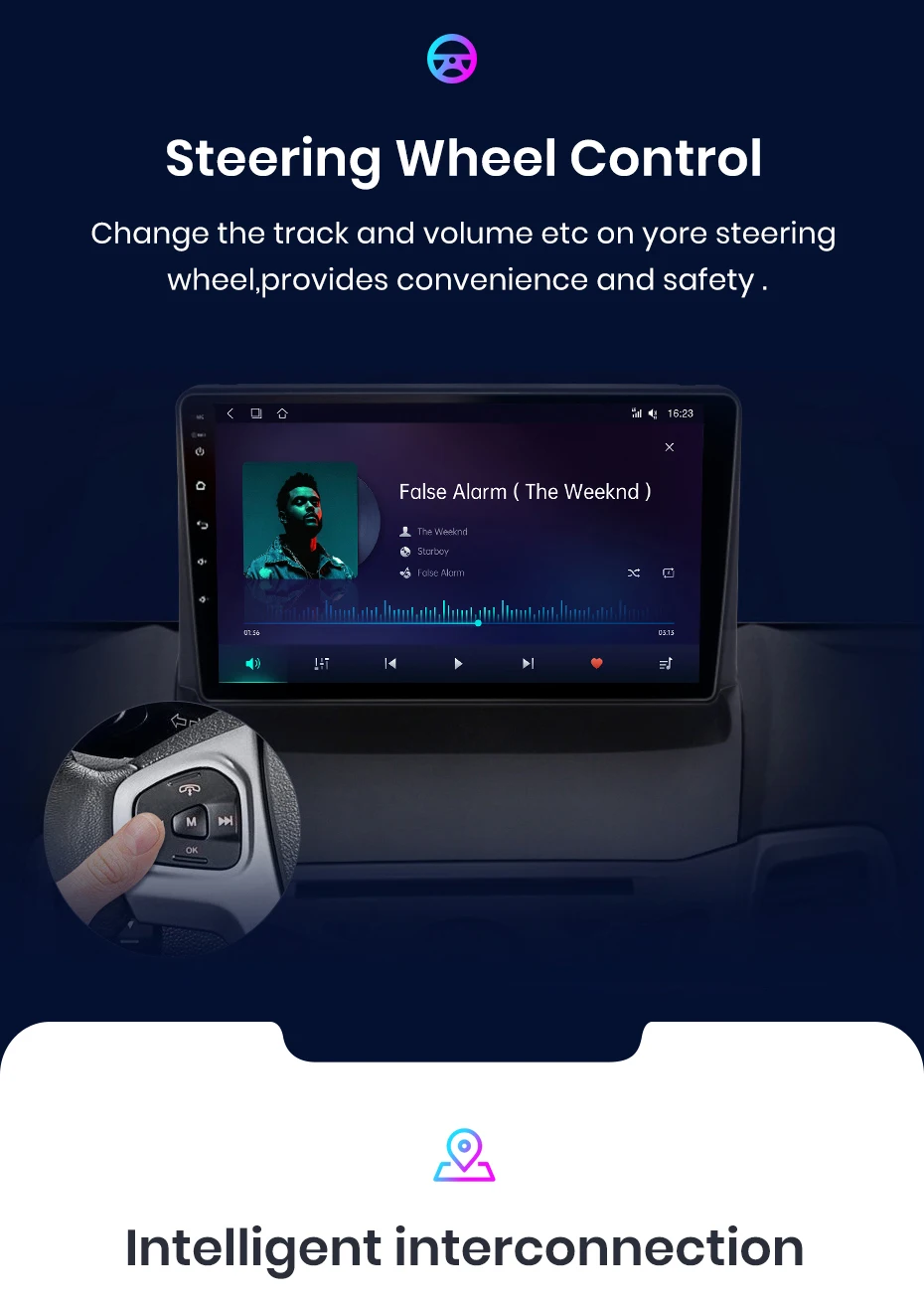Junsun AI voice Wireless Carplay Android Auto radio For Ford Fiesta 2009 2010 2011 Car Intelligent Systems BT 2 din autoradio
