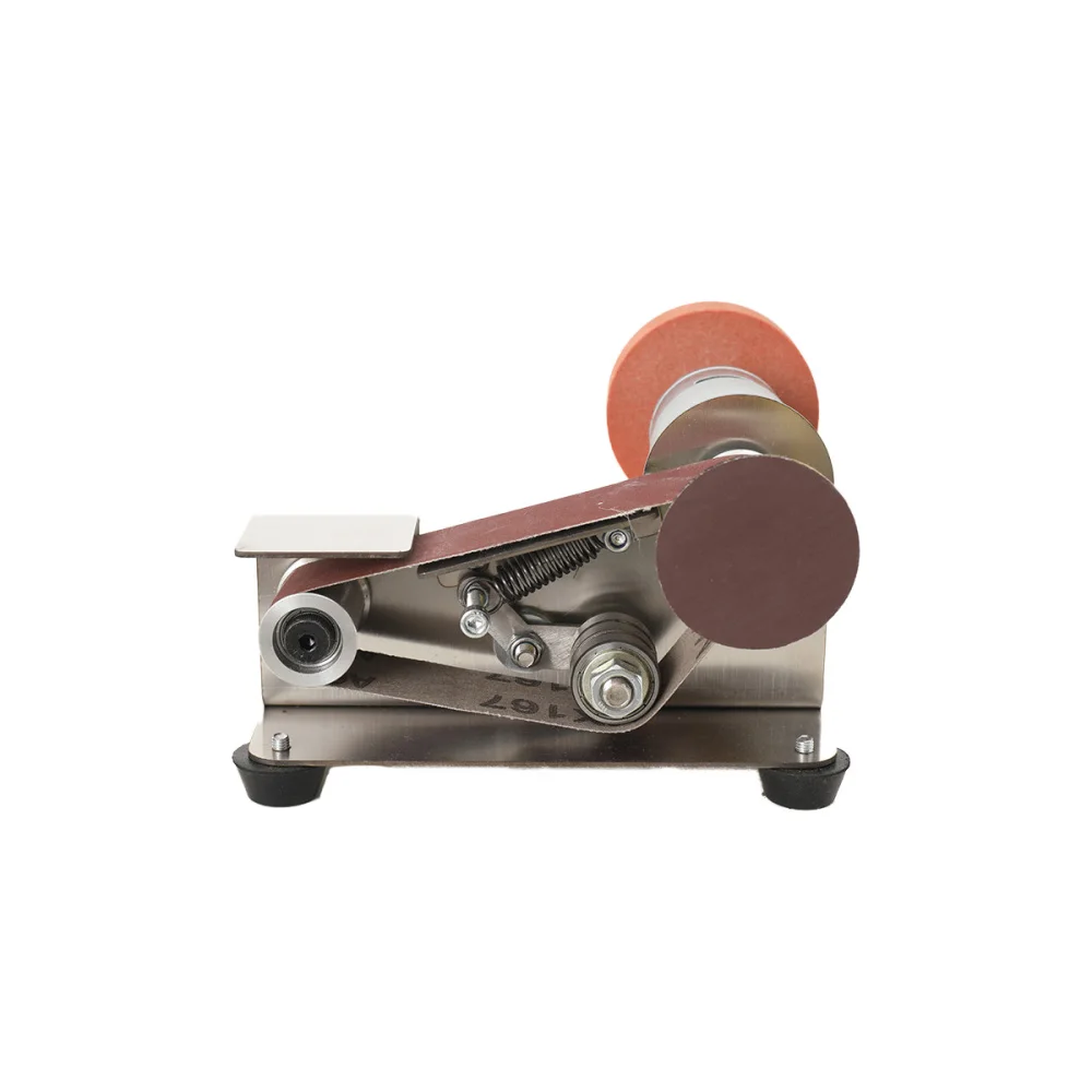 220V Mini Belt Sander Electric Handheld Polishing Grinding Machine for Sharpening EU Plug, Belt Sander, Electric Knife Sharpener