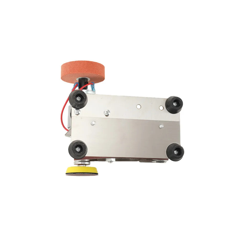 220V Mini Belt Sander Electric Handheld Polishing Grinding Machine for Sharpening EU Plug, Belt Sander, Electric Knife Sharpener