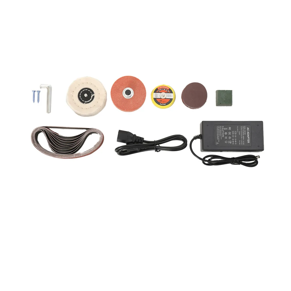 220V Mini Belt Sander Electric Handheld Polishing Grinding Machine for Sharpening EU Plug, Belt Sander, Electric Knife Sharpener