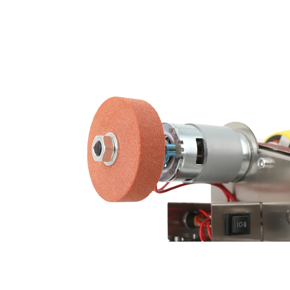 220V Mini Belt Sander Electric Handheld Polishing Grinding Machine for Sharpening EU Plug, Belt Sander, Electric Knife Sharpener