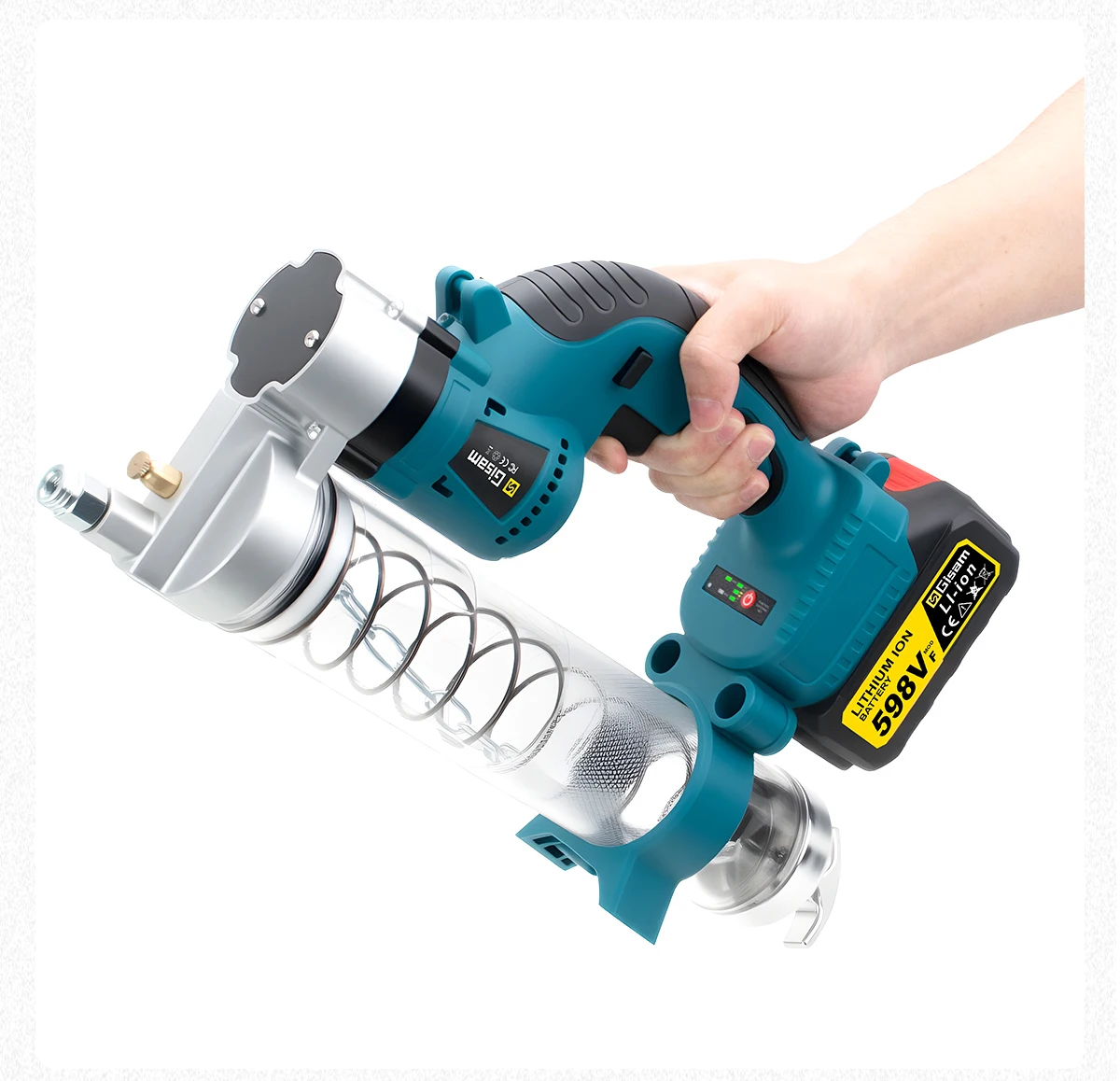 10000PSL 69Mpa Cordless Electric Grease Gun High Pressure Car Lubricating Oil Car Maintenance Tool For Makita 18v Battery Pins