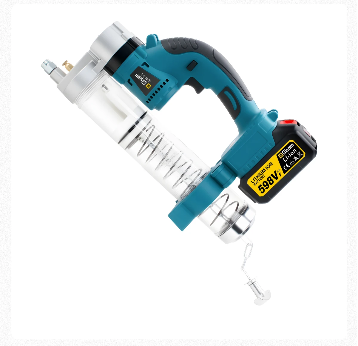 10000PSL 69Mpa Cordless Electric Grease Gun High Pressure Car Lubricating Oil Car Maintenance Tool For Makita 18v Battery Pins