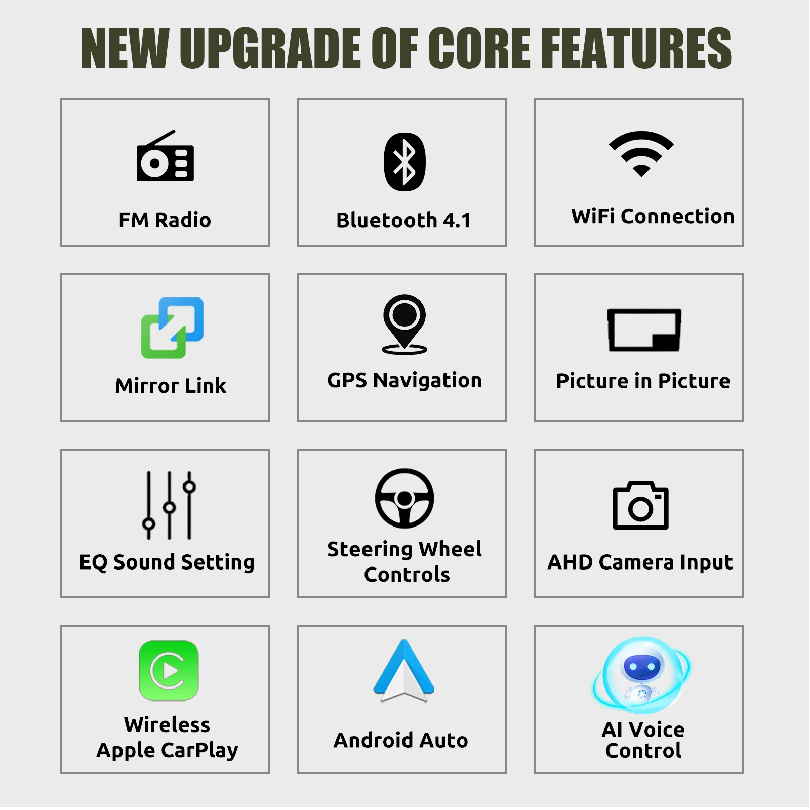 ESSGOO 4+64GB Android 14 Wireless Carplay Android auto For Vauxhall Corsa 2006-2014 Car Stereo Radio GPS NAVI WIFI FM Bluetooth