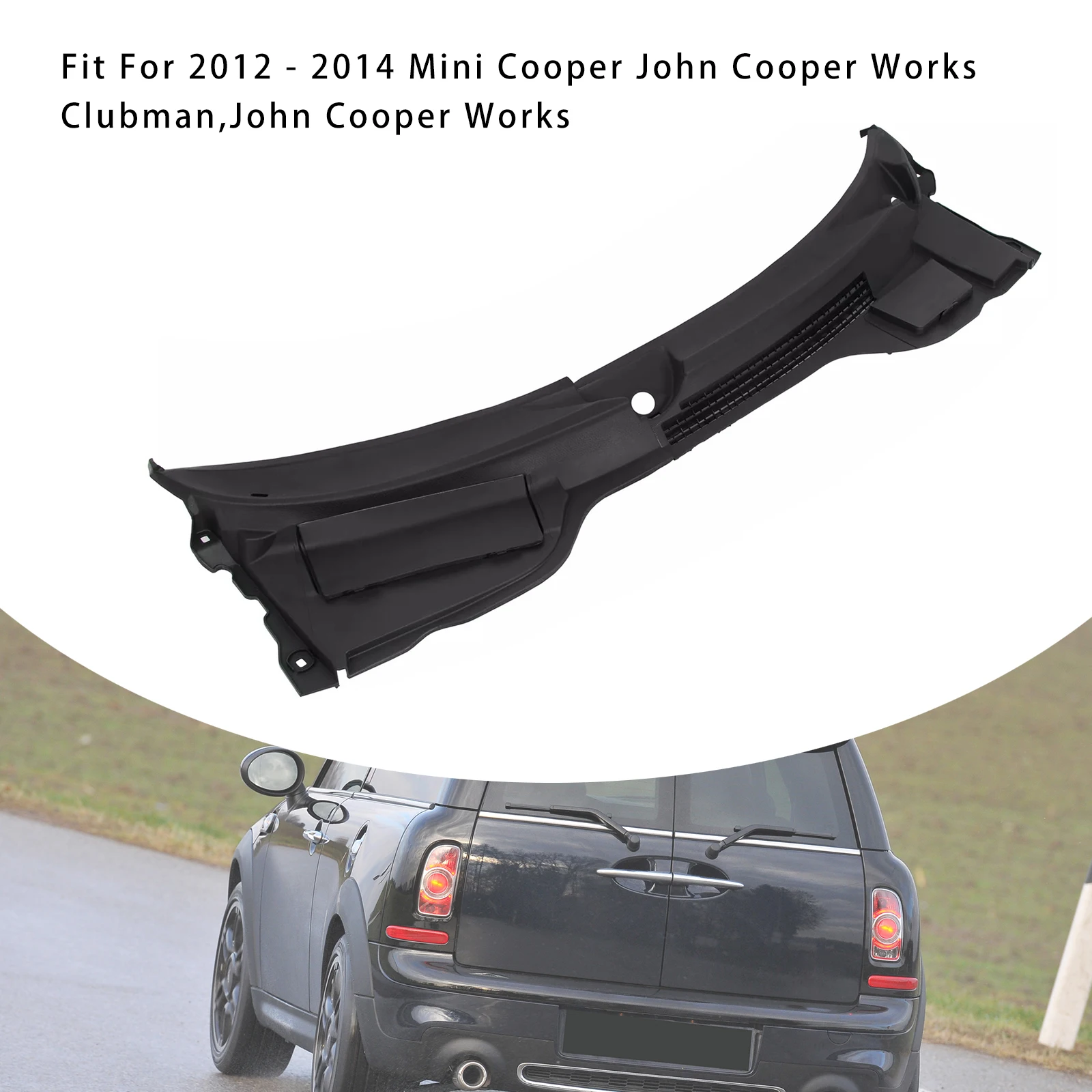 Artudatech Left&Right Windshield Cowl Cover For Mini Cooper R55 R56 R57 2007-2011 2012 2013 2014 2015 Car Accessories